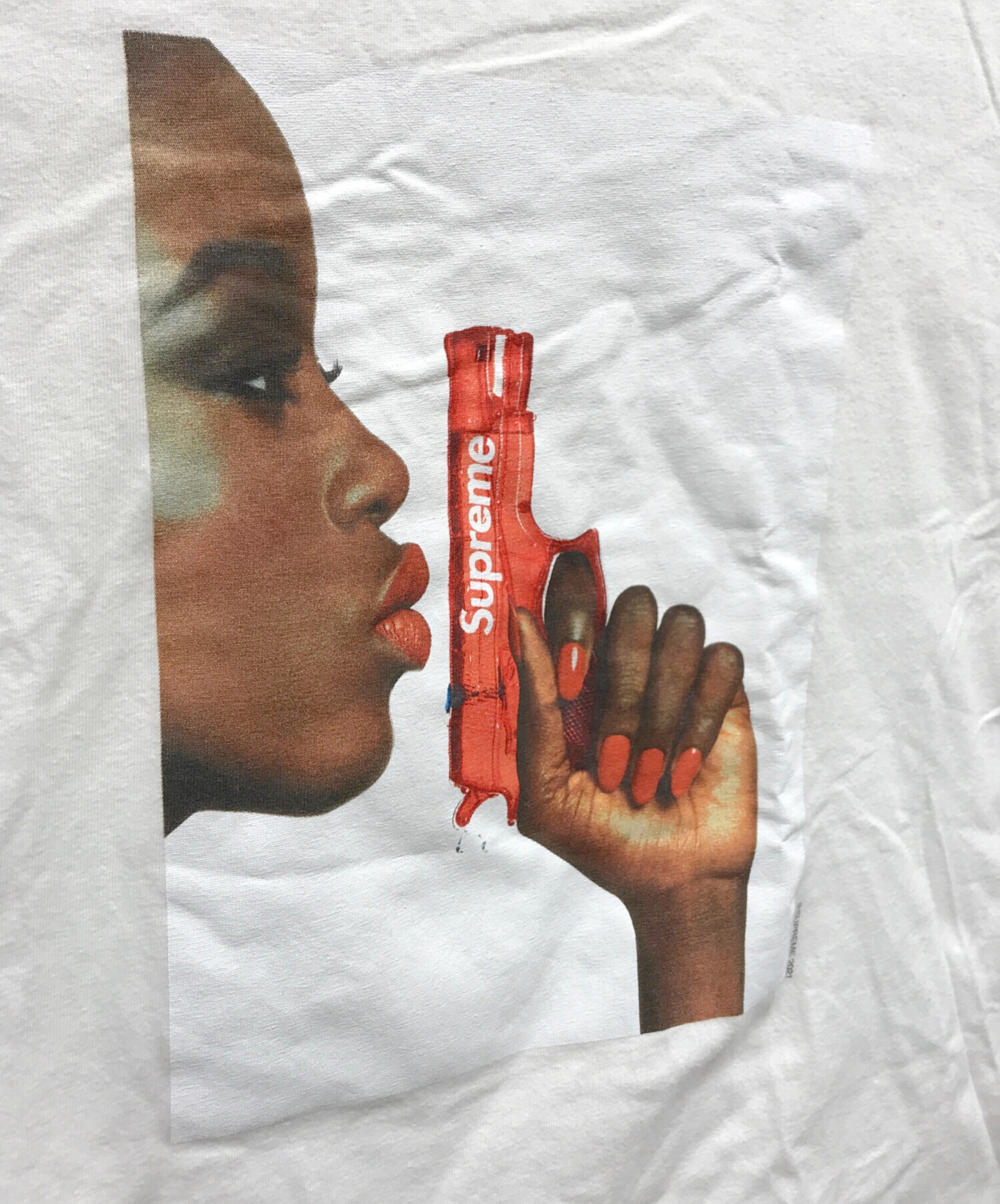 中古・古着通販】SUPREME (シュプリーム) water pistol tee ホワイト 