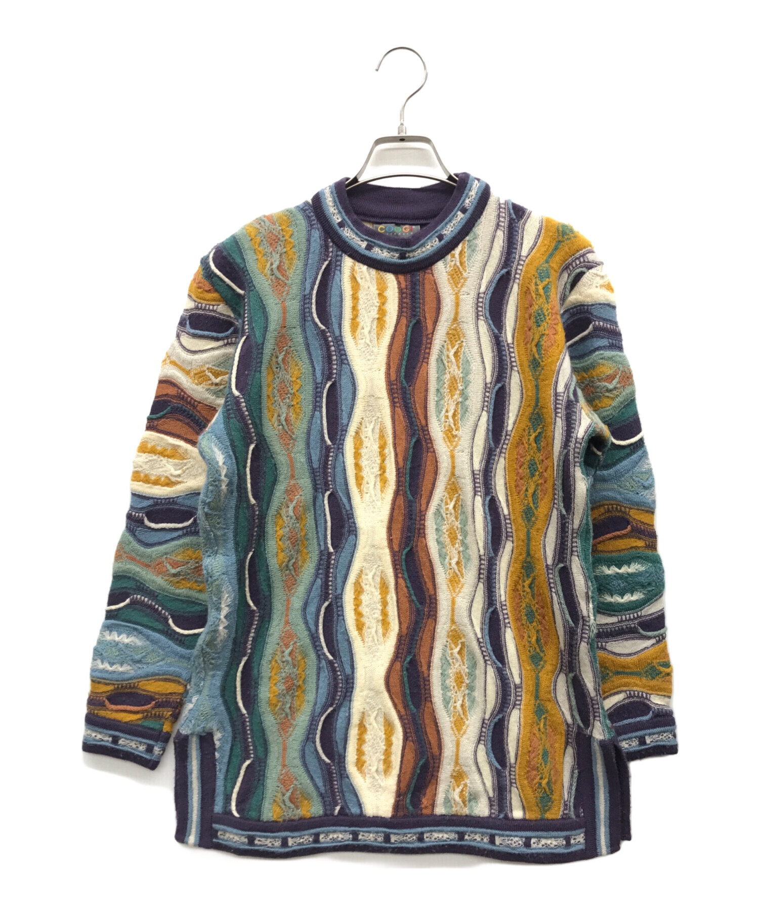 中古・古着通販】COOGI (クージー) 3Dニット マルチカラー サイズ:SS