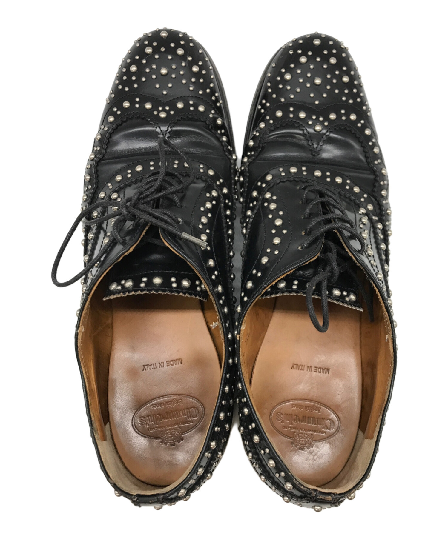 中古・古着通販】Church's (チャーチ) BURWOOD MET ブラック サイズ:36