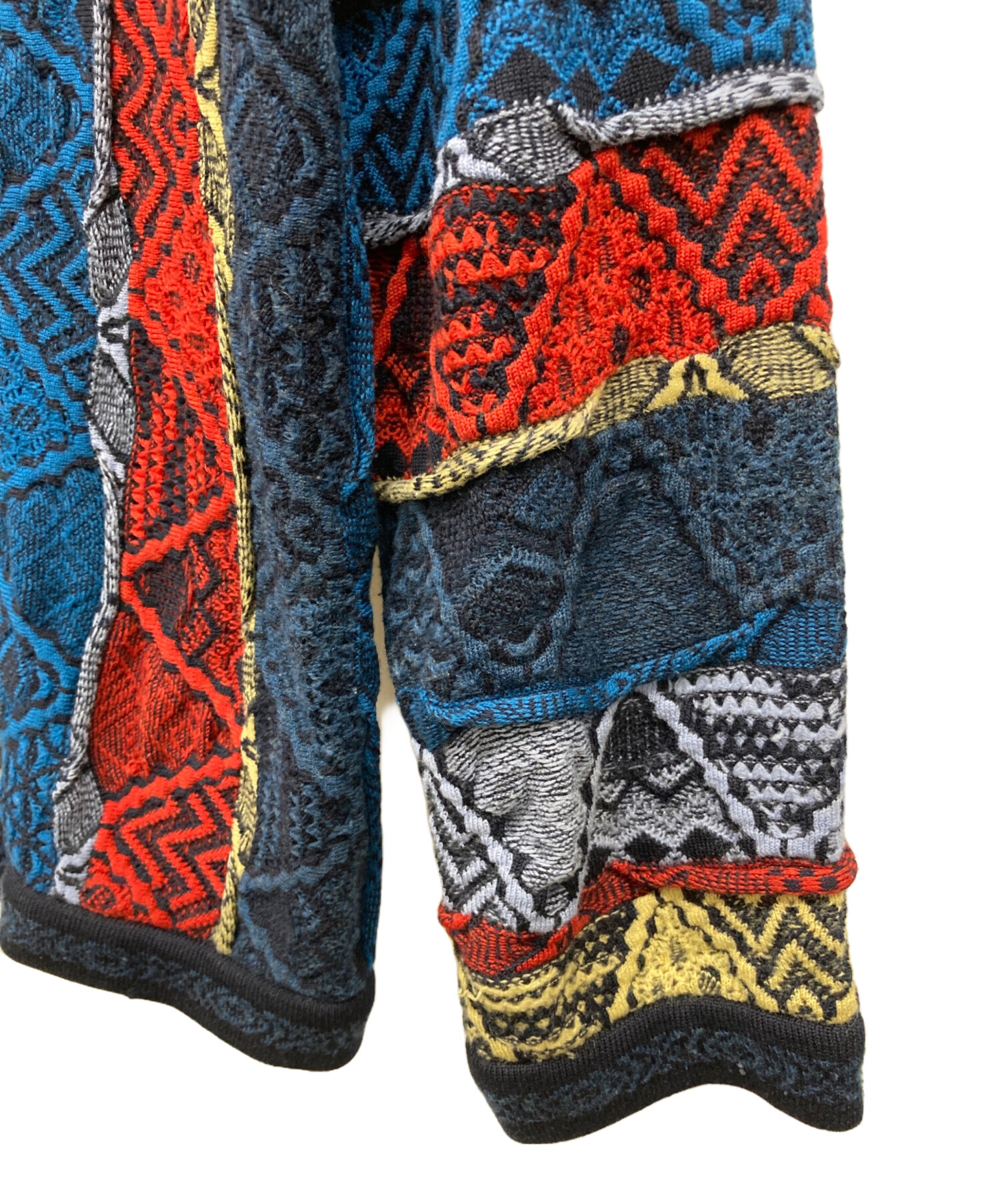 中古・古着通販】COOGI (クージー) 3Dニット マルチカラー サイズ:L 