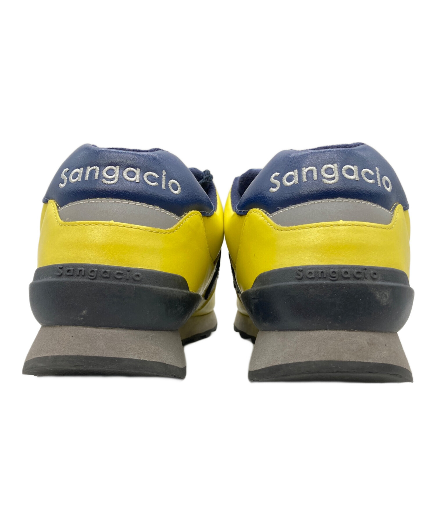SANGACIO｜にゅ〜ずCONCORDEイエローブラウン 中古・古着通販】SANGACIO (サンガッチョ) にゅスニーカー イエロー