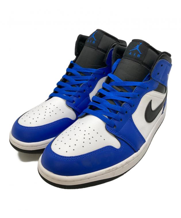 中古・古着通販】NIKE (ナイキ) Air Jordan 1 Mid Game Royal/White