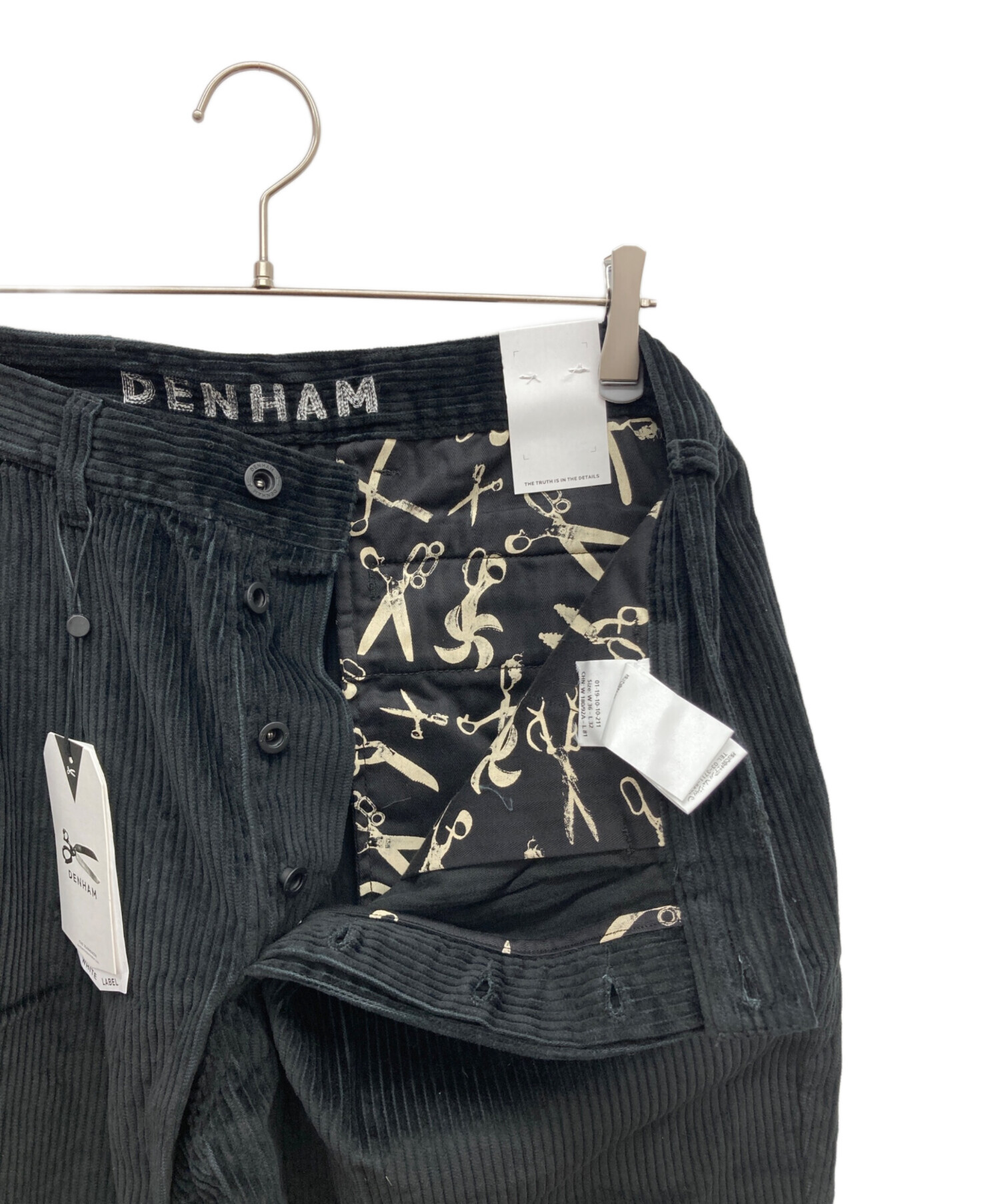 中古・古着通販】Denham (デンハム) コーデュロイパンツ ブラック