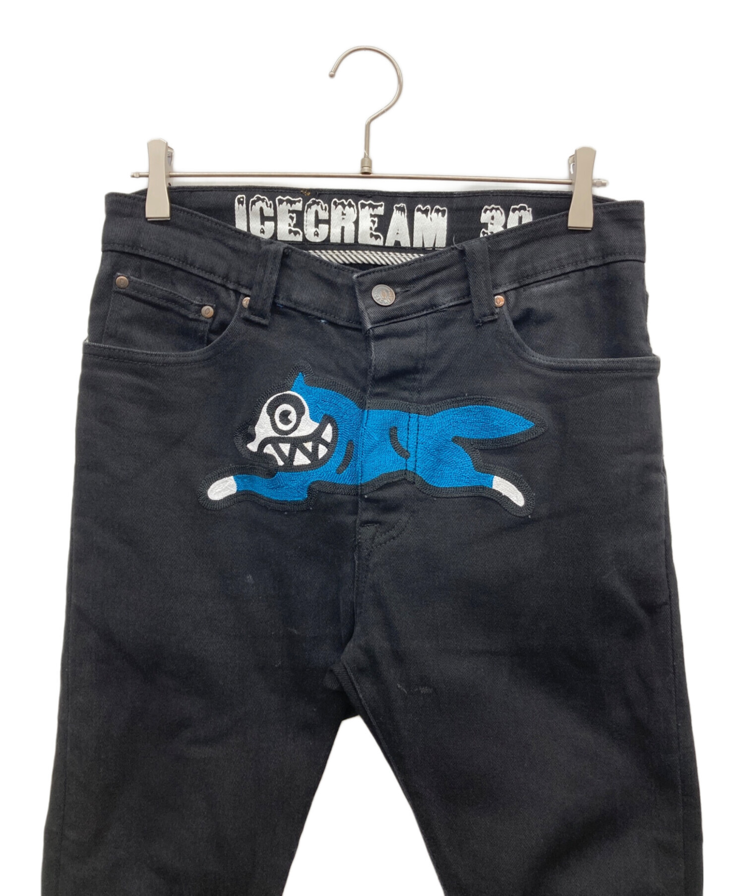 中古・古着通販】Ice Cream (アイスクリーム) スキニーパンツ ブラック 