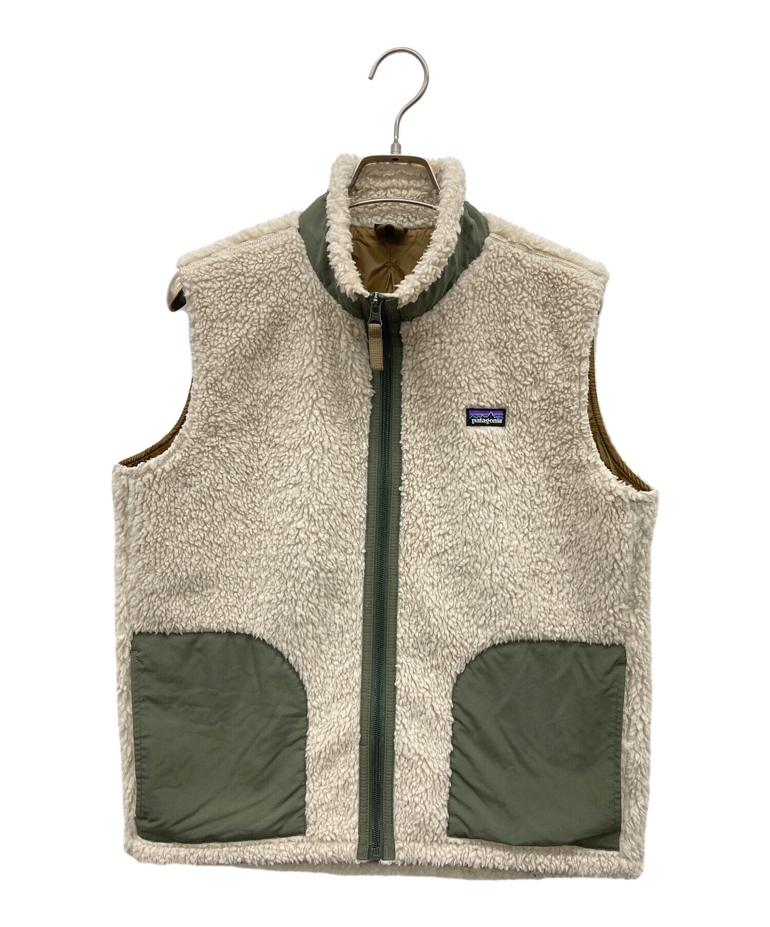 中古・古着通販】Patagonia (パタゴニア) フリースベスト ベージュ