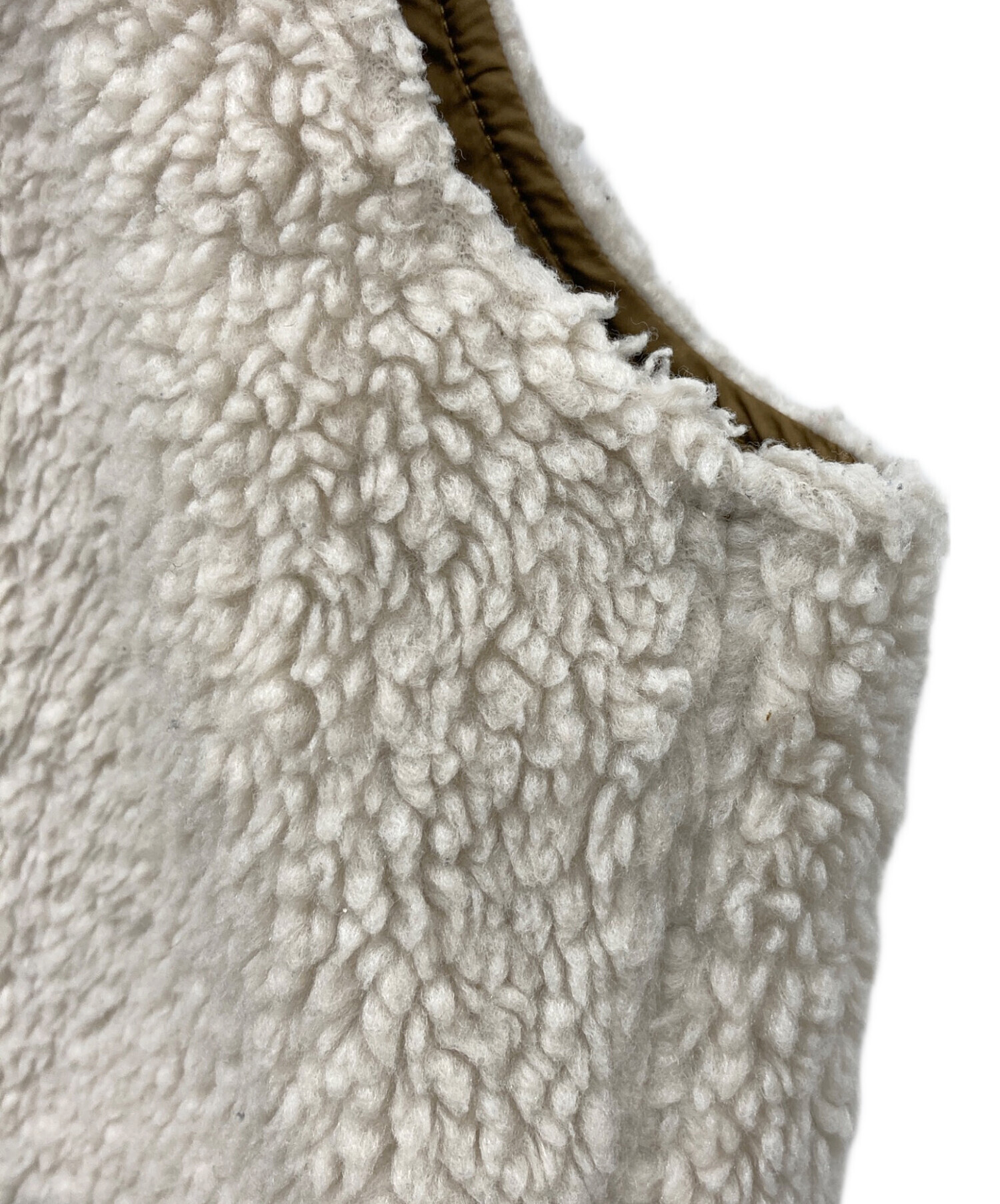 中古・古着通販】Patagonia (パタゴニア) フリースベスト ベージュ