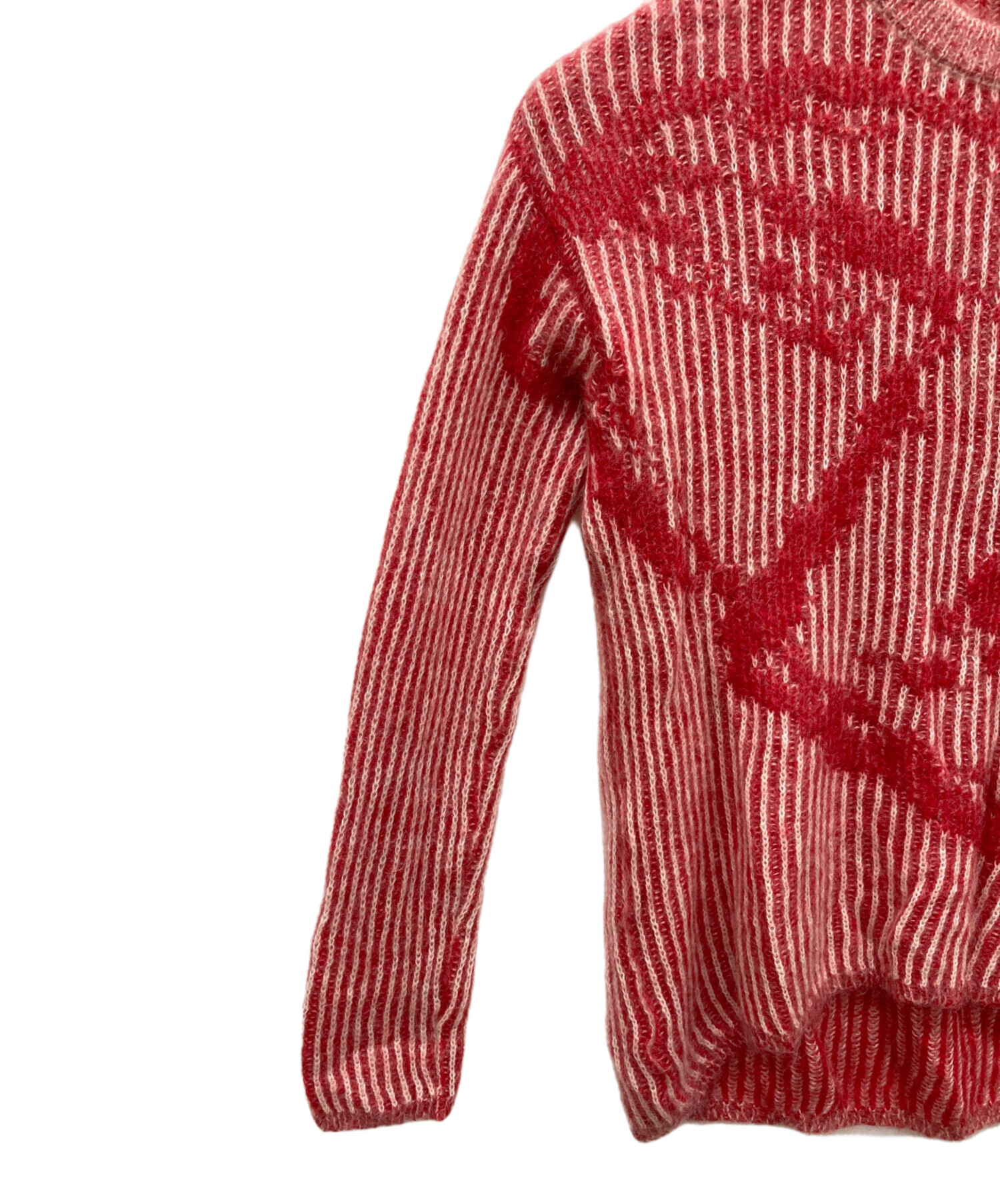 中古・古着通販】DIESEL (ディーゼル) モヘアニット レッド サイズ:L