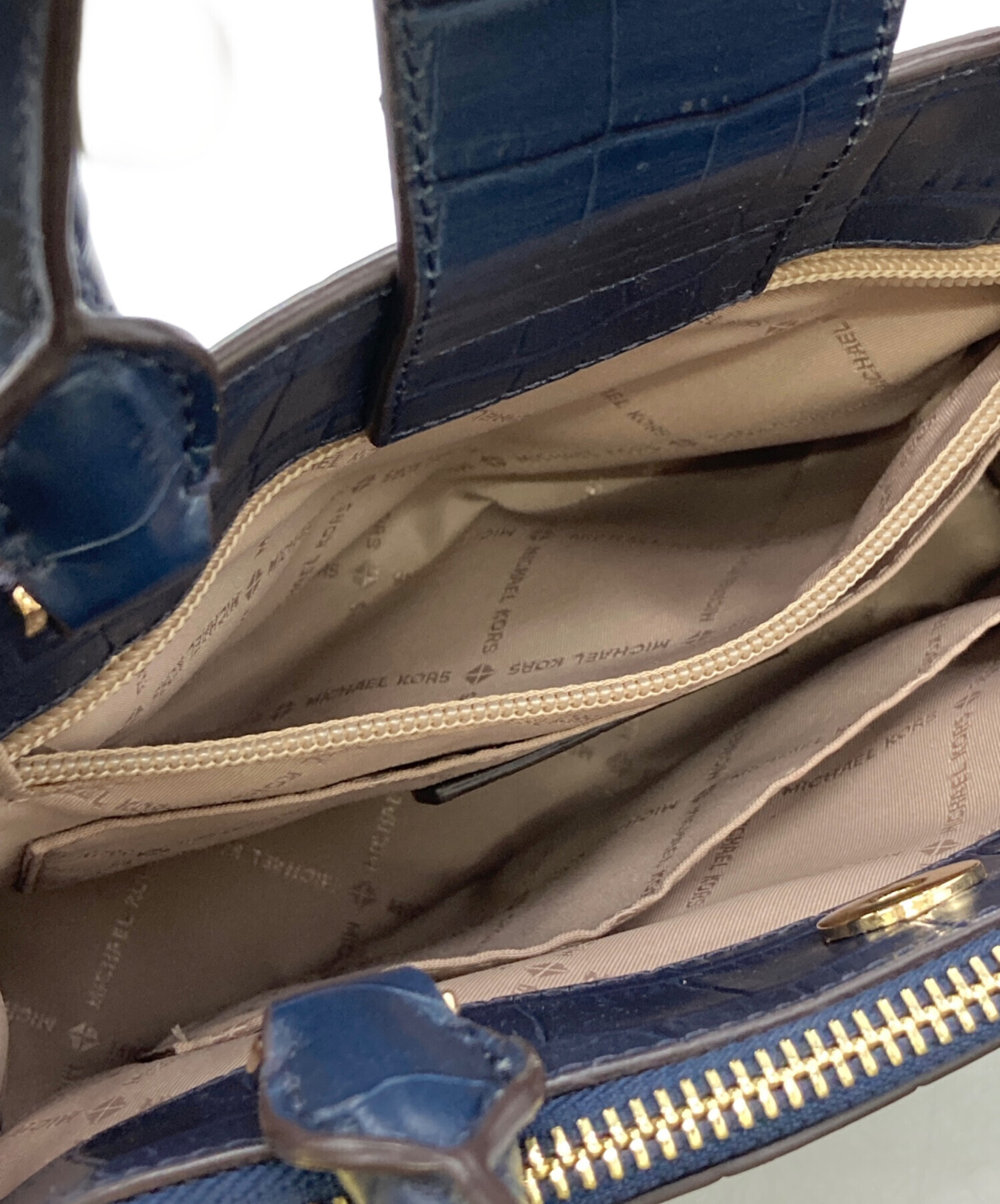 MICHAEL KORS マイケルコース/ショルダーバッグ/35S2STVC6V/Aランク/94【中古】 中古・古着通販】MICHAEL KORS (マイケルコース) 型押し2WAYショルダー
