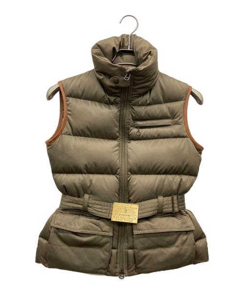 新品 未使用 RALPH ラルフローレン ダウンベスト ベルト ブラウン 9 M 中古・古着通販】RALPH LAUREN (ラルフローレン) ダウンベスト