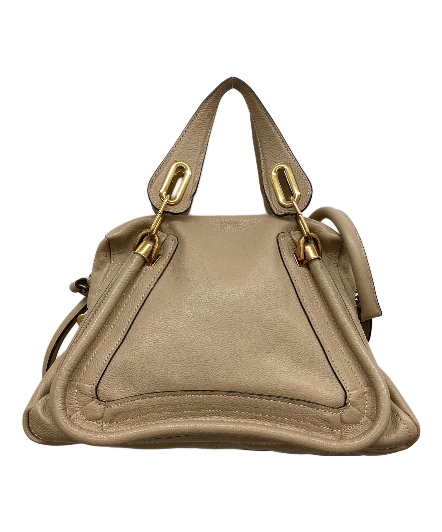 中古・古着通販】Chloe (クロエ) パラティ ハンドバッグ ベージュ 