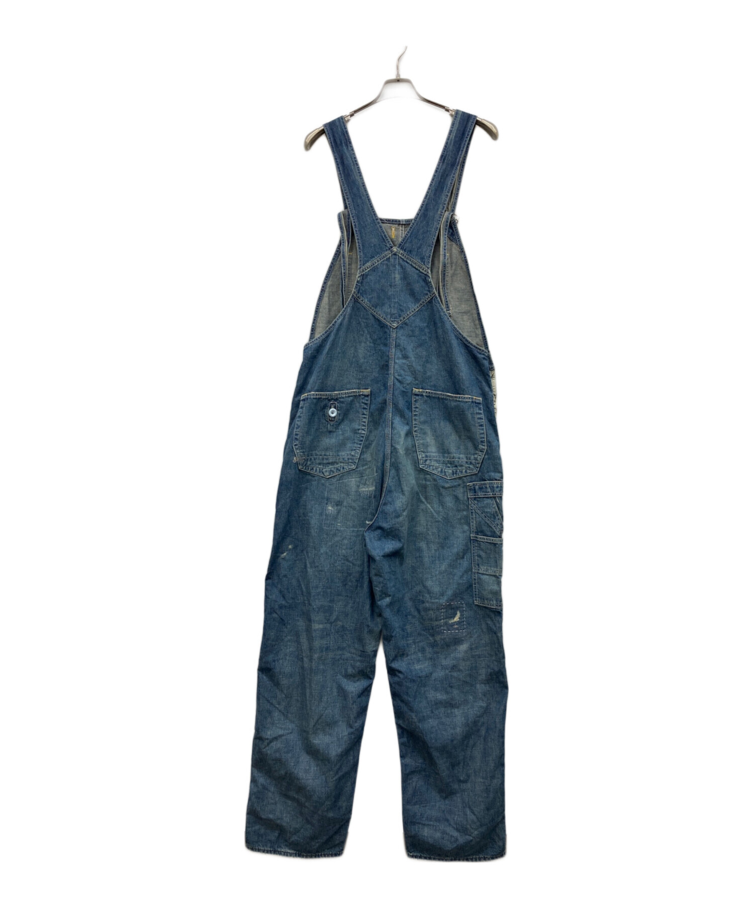 デンハム　オーバーオール　L-XL　オーバーオール　デニム 中古・古着通販】Denham (デンハム) デニムオーバーオール インディゴ