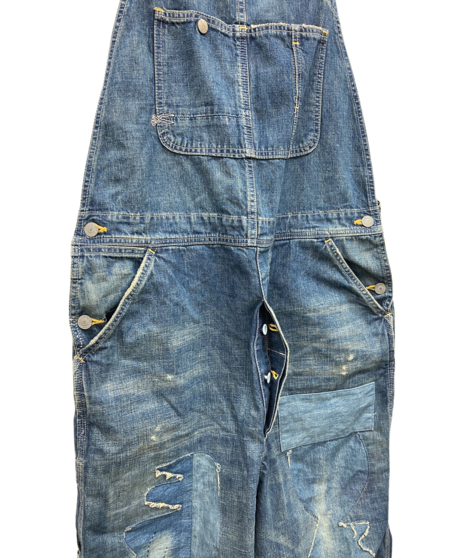 中古・古着通販】Denham (デンハム) デニムオーバーオール インディゴ