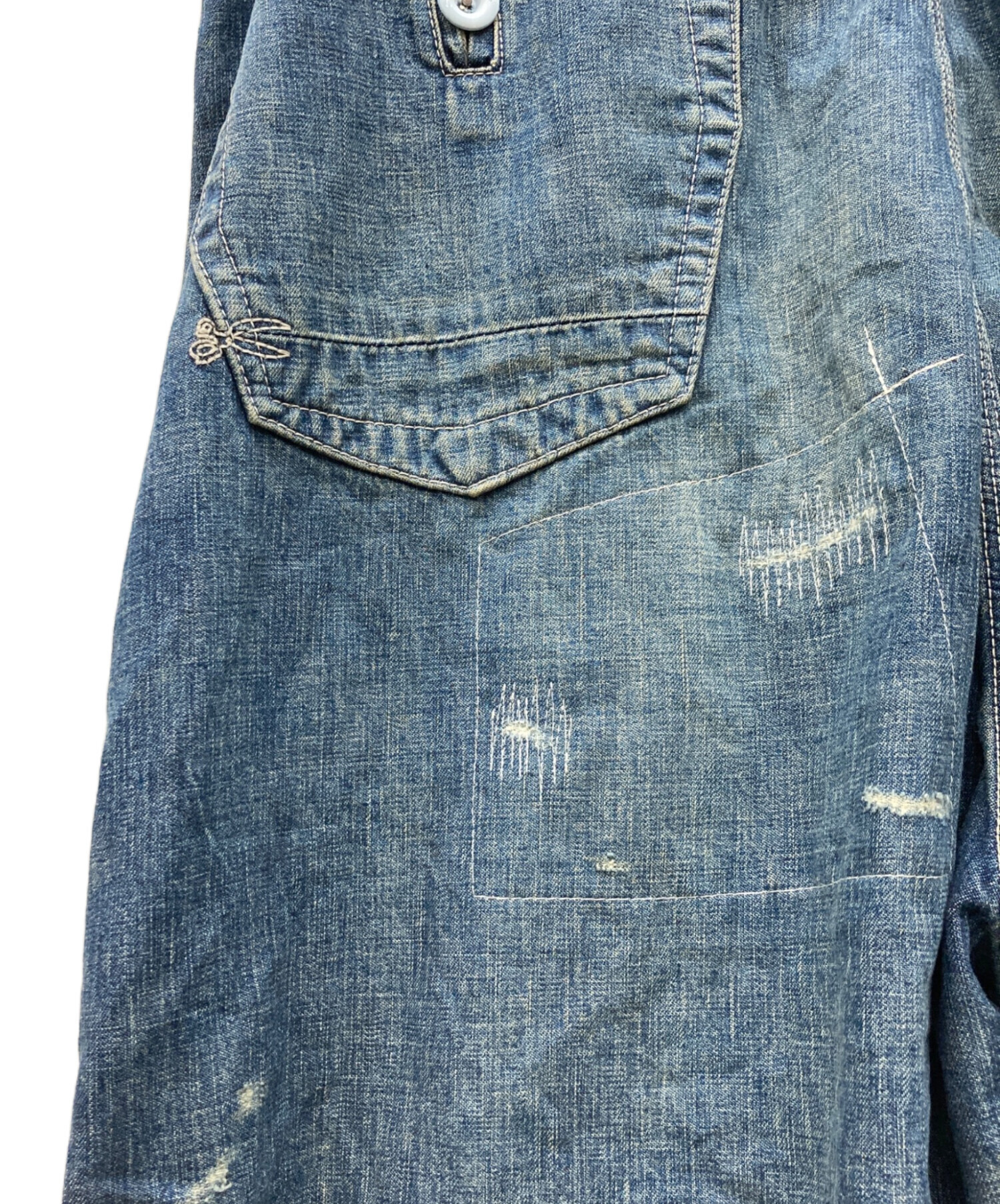 中古・古着通販】Denham (デンハム) デニムオーバーオール インディゴ