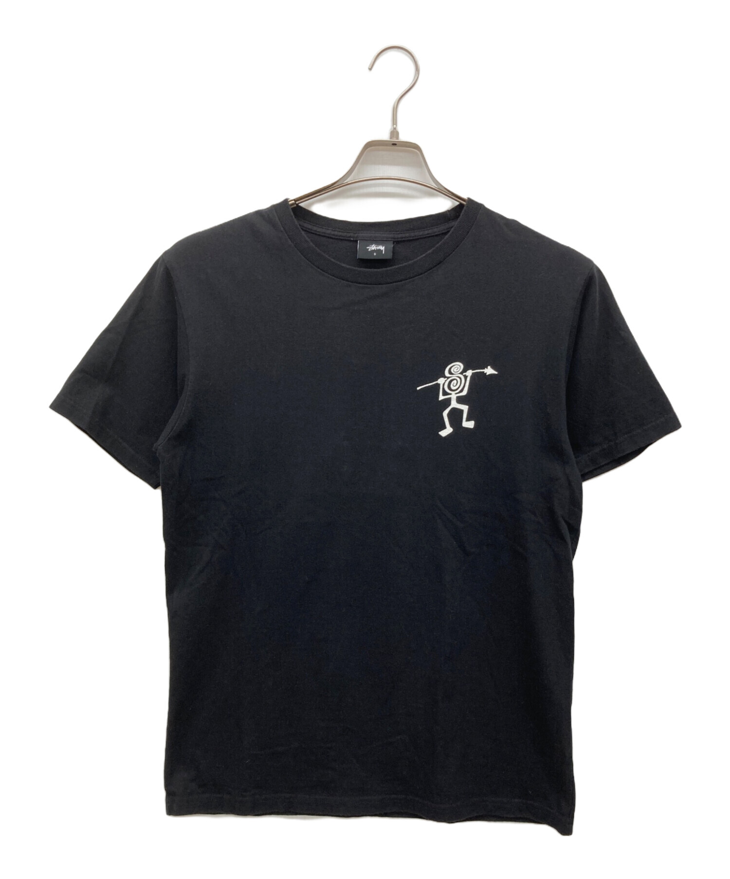 中古・古着通販】stussy (ステューシー) プリントTシャツ ブラック 