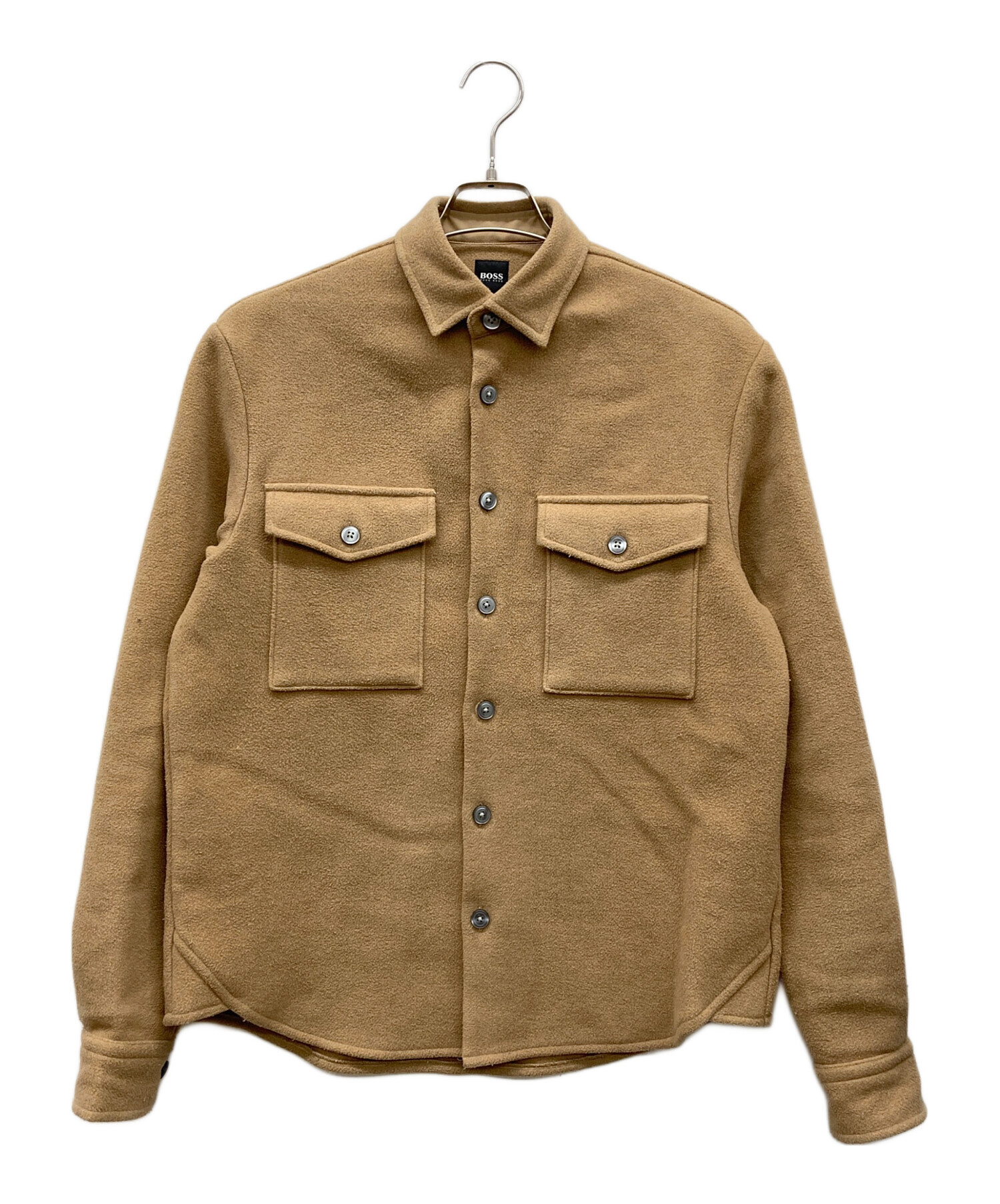 HUGO BOSS ブラウン ウールブルゾン 中古・古着通販】HUGO BOSS (ヒューゴ ボス) ウールジャケット