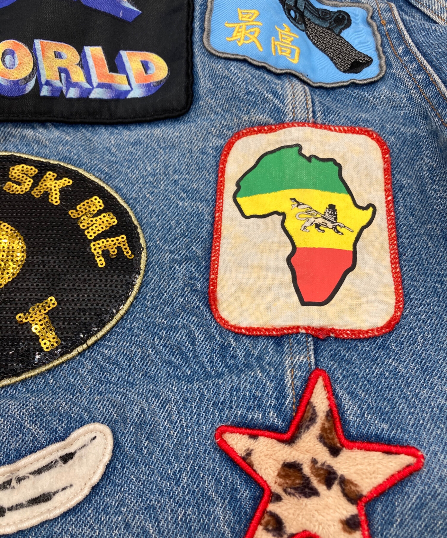 中古・古着通販】Supreme (シュプリーム) Patches Denim Trucker 