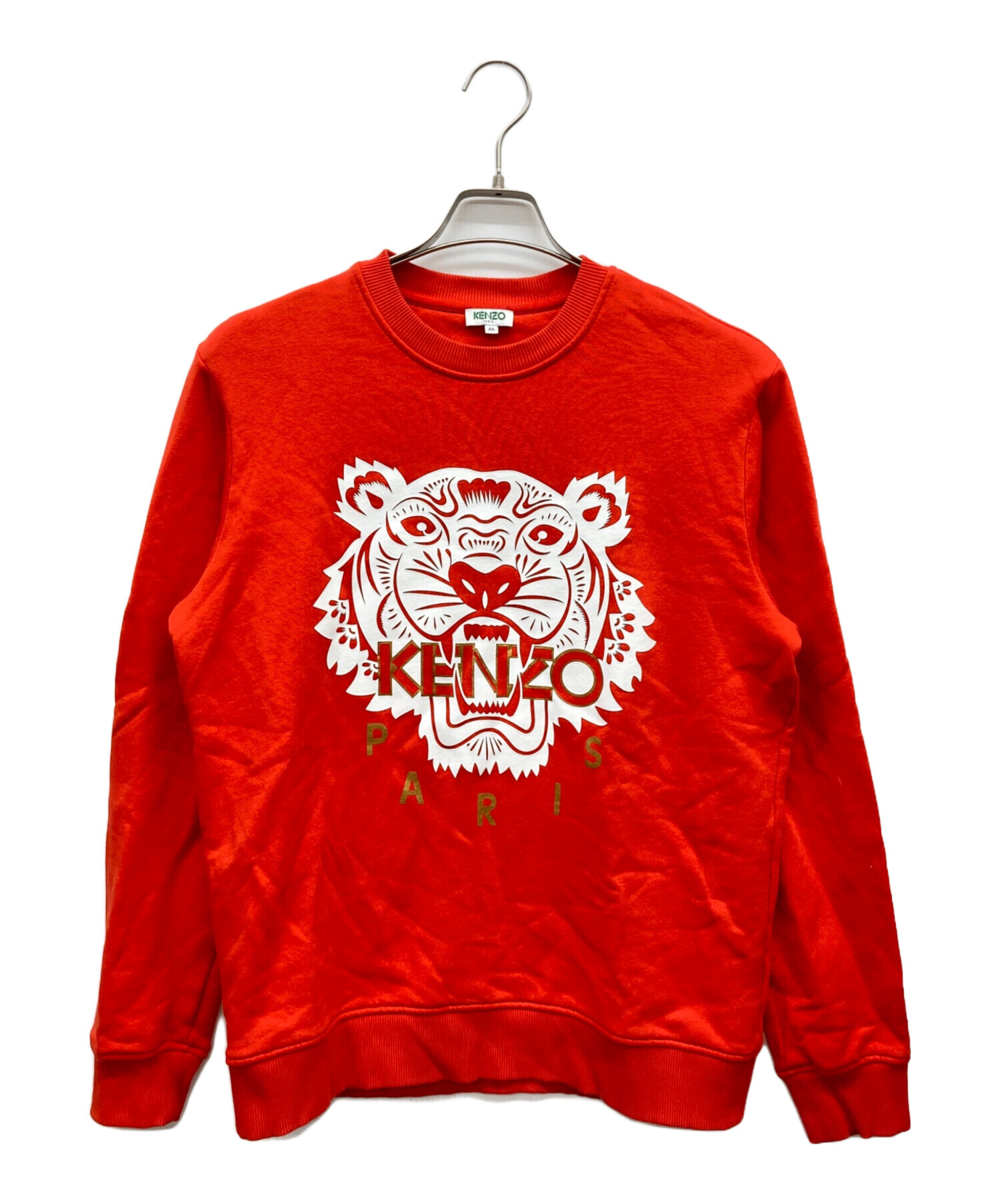 中古・古着通販】KENZO (ケンゾー) タイガースウェット レッド サイズ 