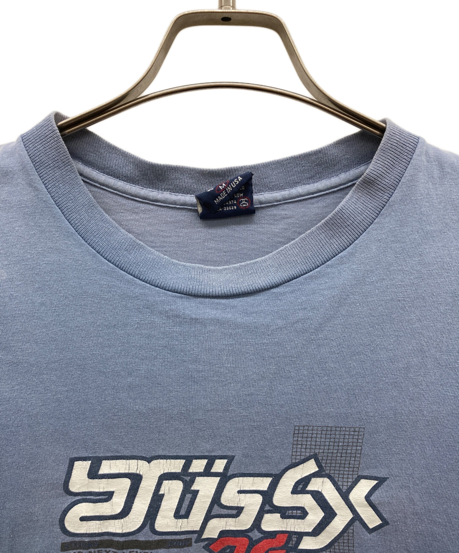 中古・古着通販】stussy (ステューシー) Tシャツ ネイビー サイズ:M
