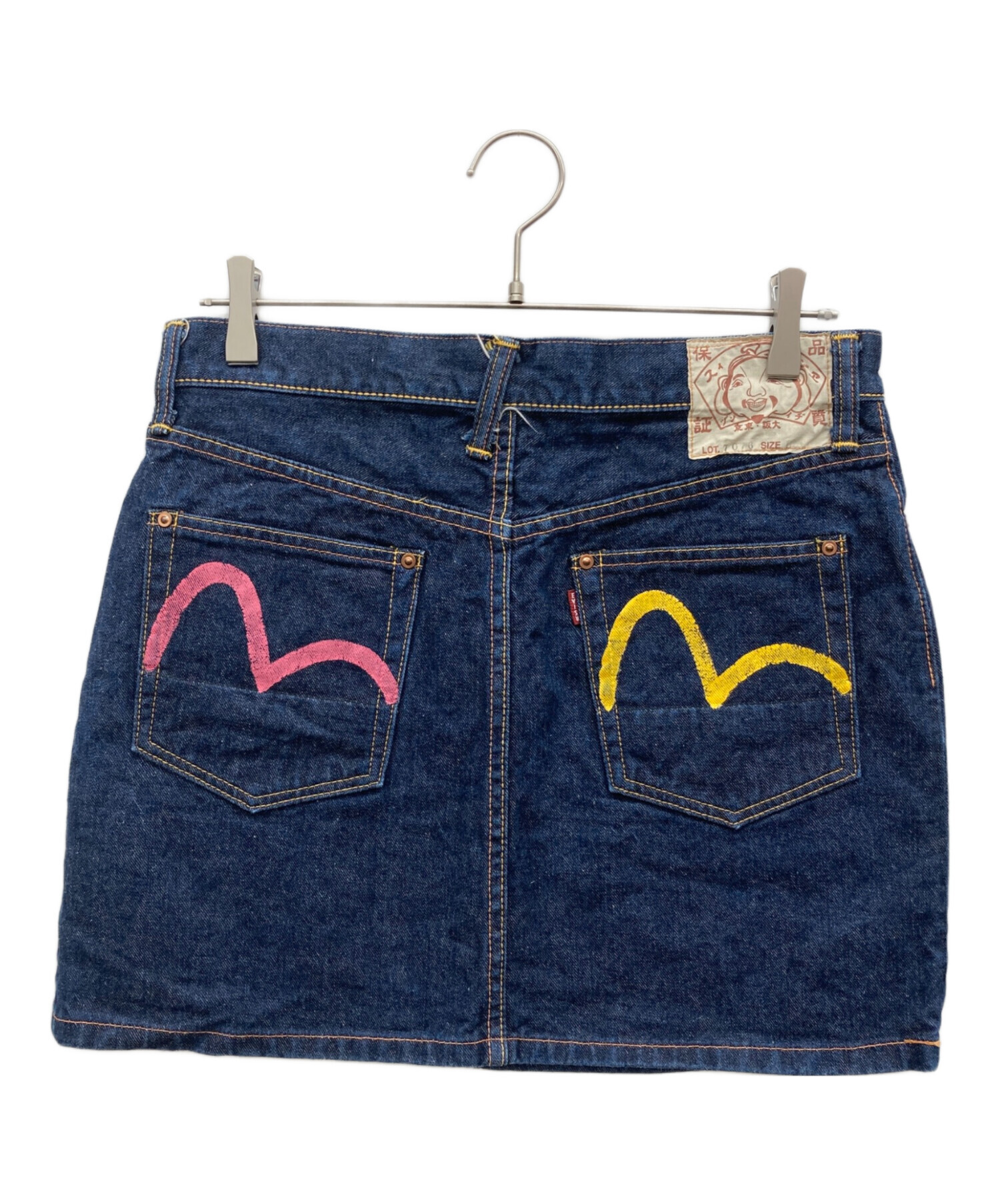 中古・古着通販】EVISU (エビス) カモメデニムスカート インディゴ