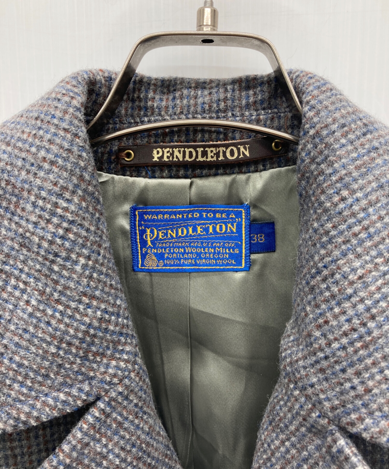 中古・古着通販】PENDLETON (ペンドルトン) ウールジャケット グレー 
