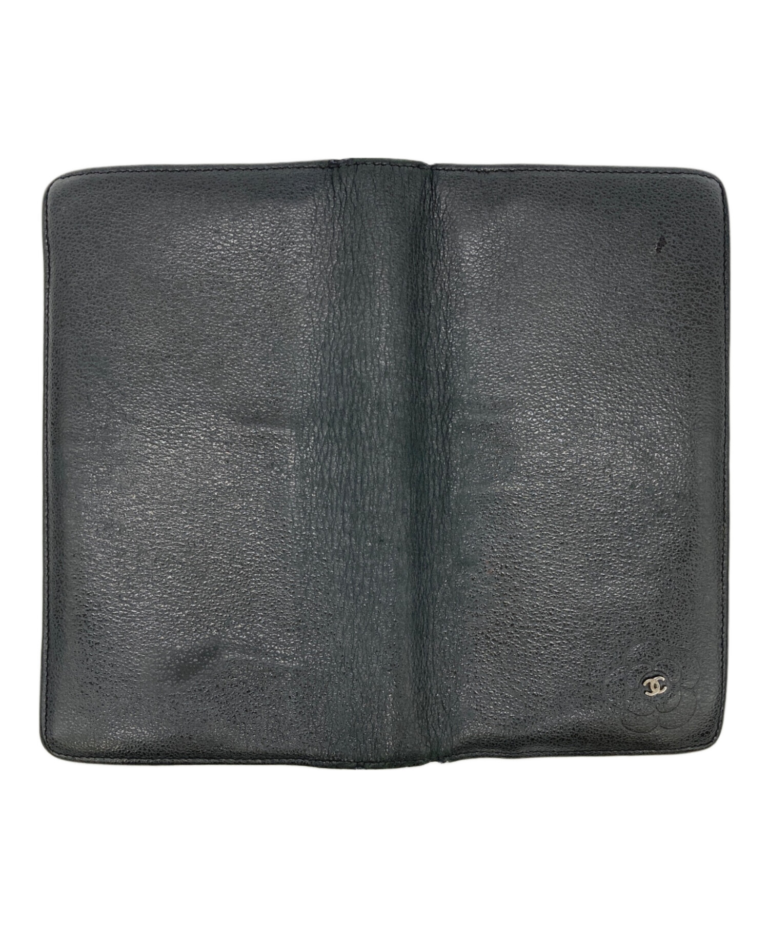 中古・古着通販】CHANEL (シャネル) カメリア モチーフ 長財布 