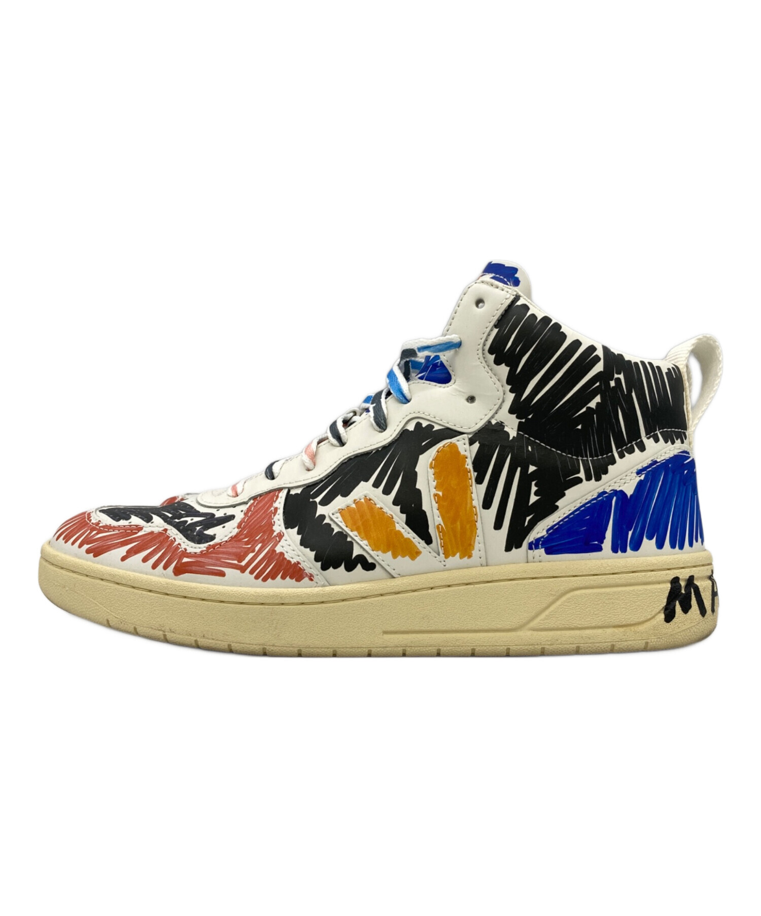 新品未使用　VEJA ヴェジャ　ハイカット　スニーカー 中古・古着通販】VEJA (ヴェジャ) MARNI (マルニ) ペイント加工