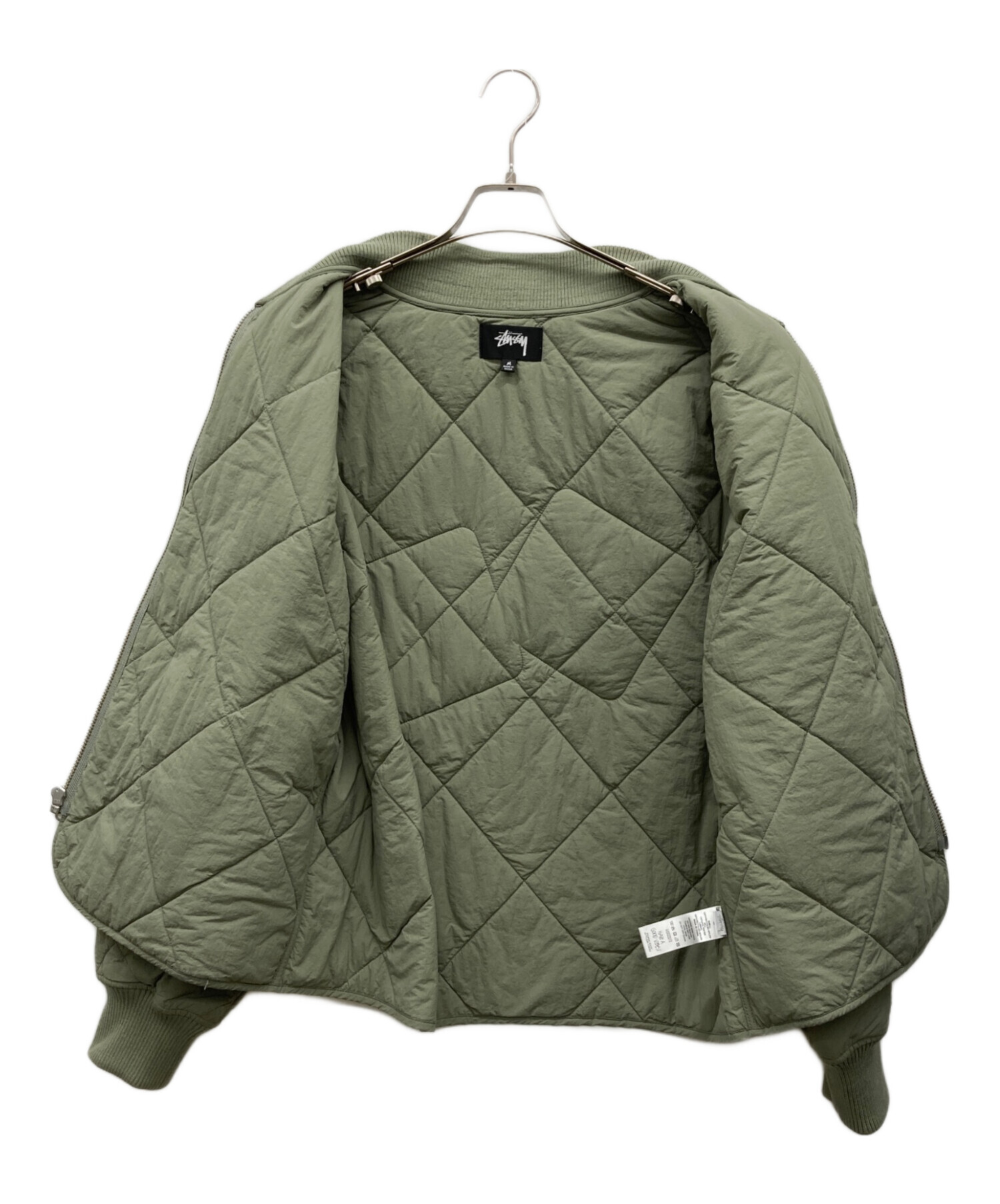 中古・古着通販】stussy (ステューシー) Dice Quilted Liner カーキ