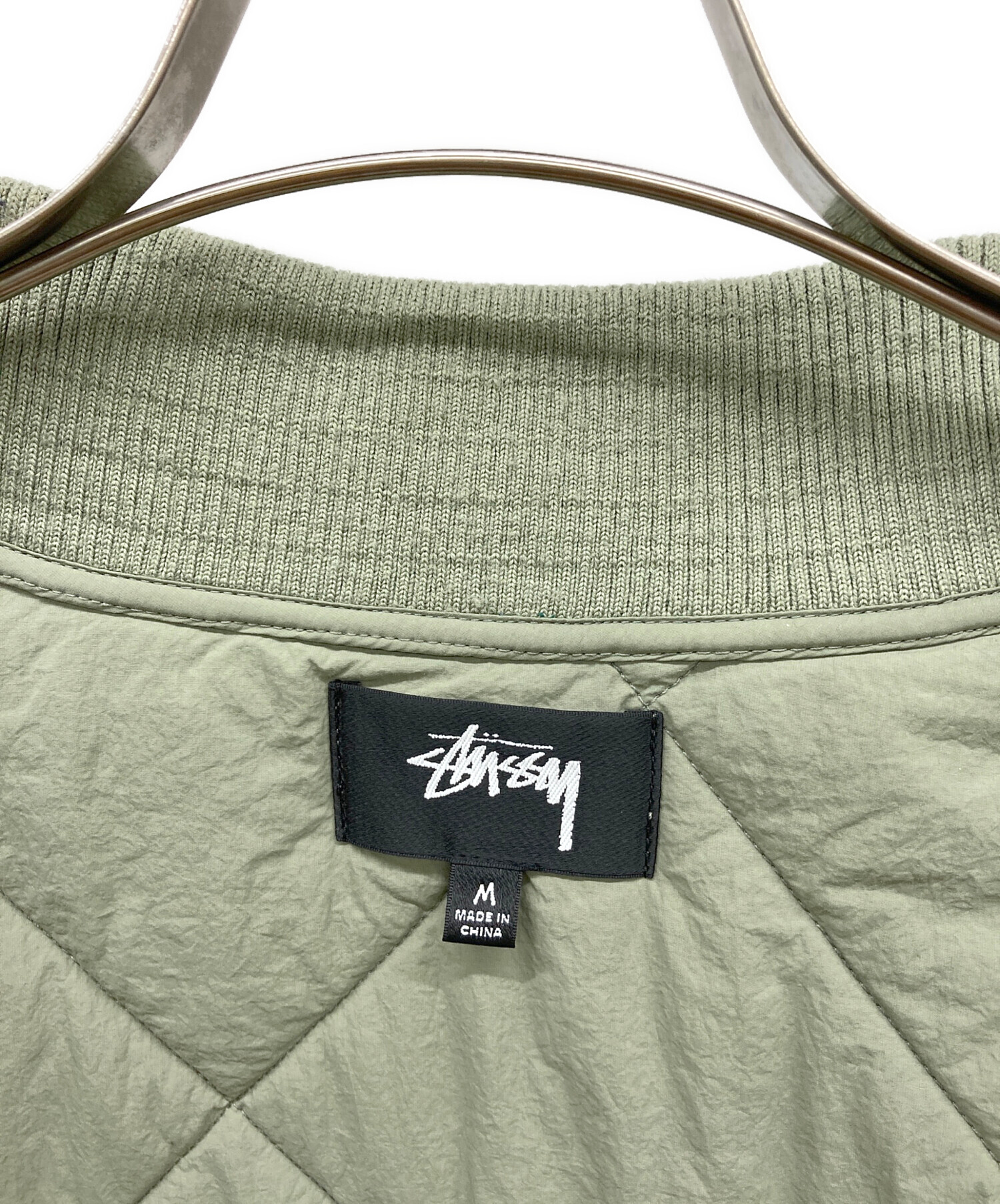 中古・古着通販】stussy (ステューシー) Dice Quilted Liner カーキ