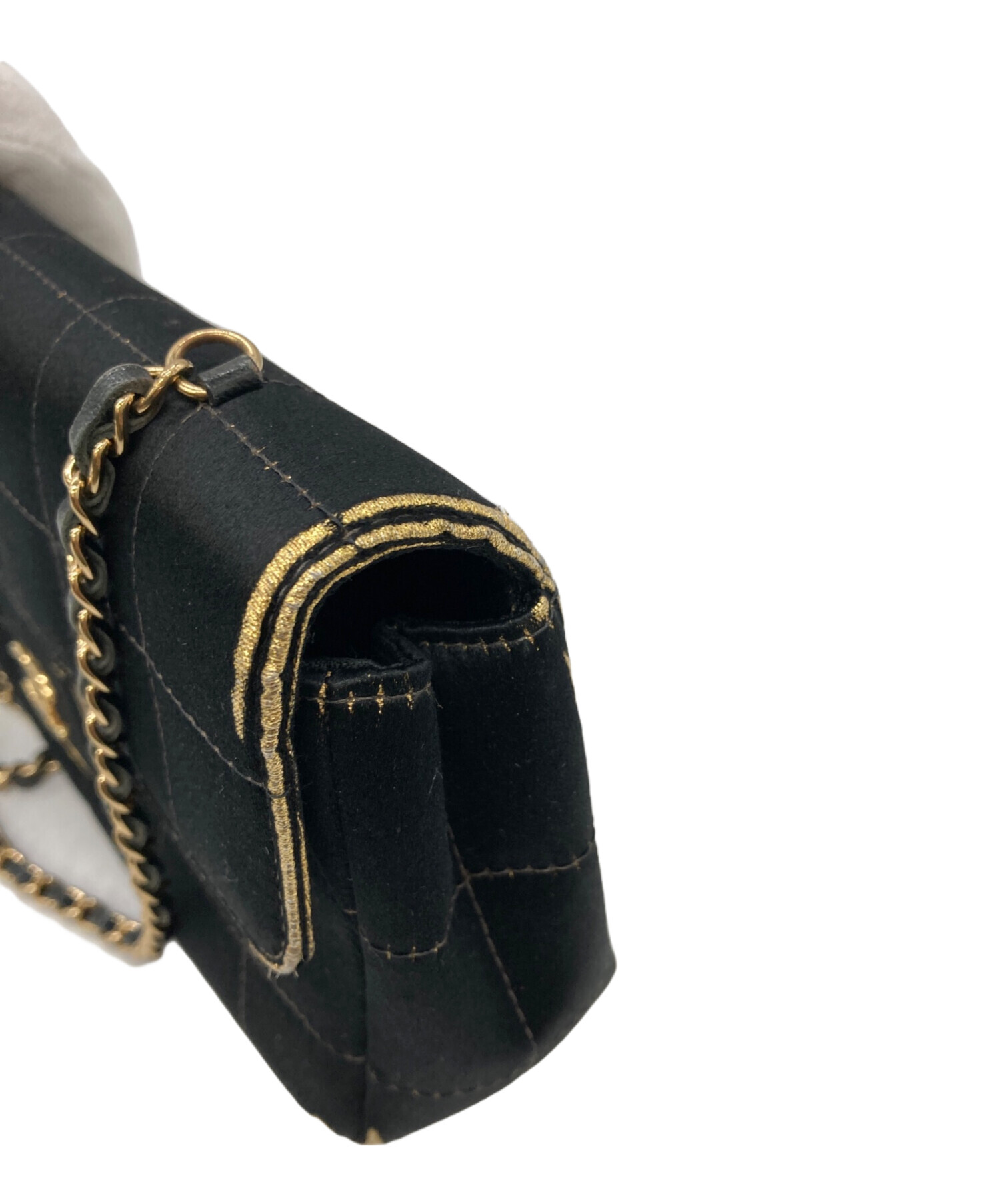 中古・古着通販】CHANEL (シャネル) チョコバーサテンチェーン