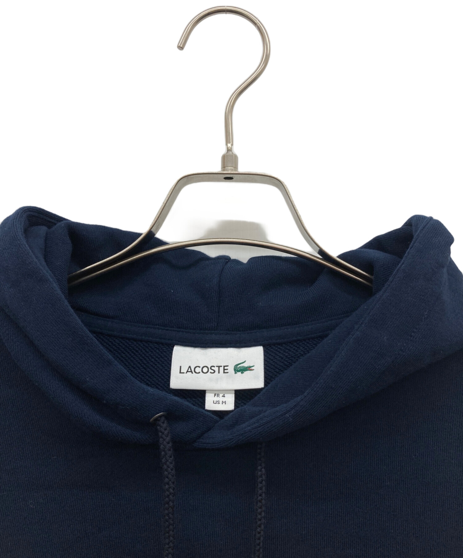 中古・古着通販】LACOSTE (ラコステ) パーカー ネイビー サイズ:FR4