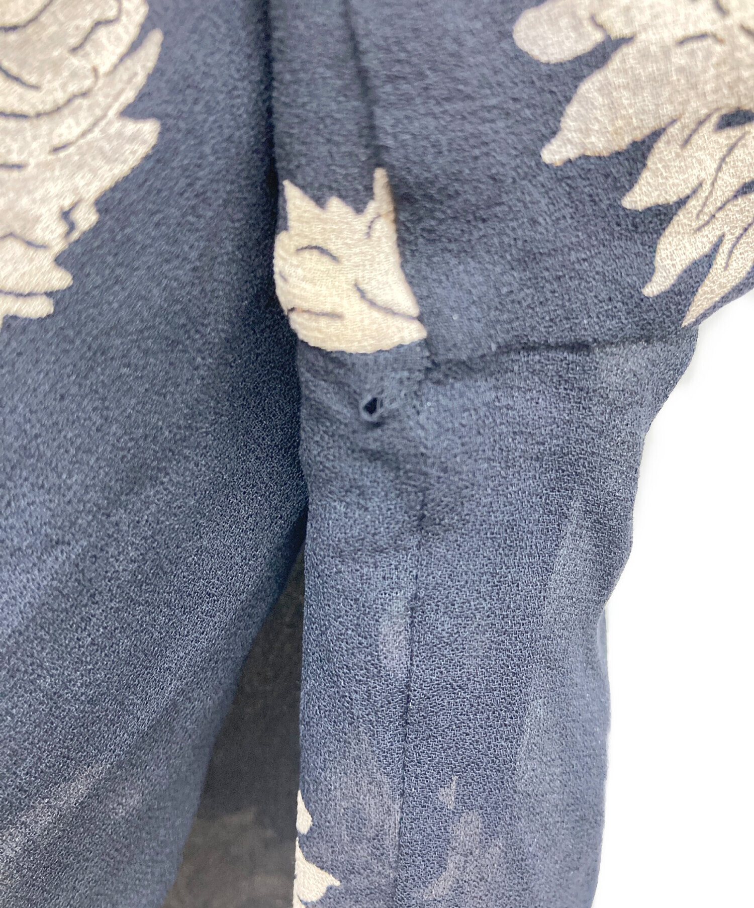 中古・古着通販】MaxMara (マックスマーラ) 花柄シルクブラウス 