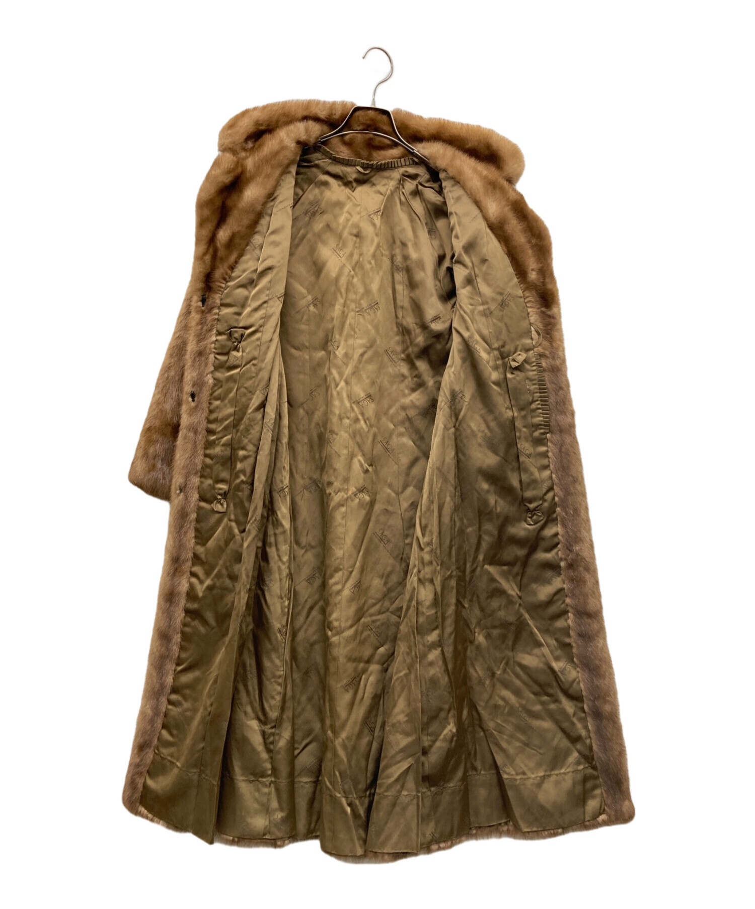 中古・古着通販】SAGA MINK (サガミンク) 毛皮コート ベージュ サイズ 