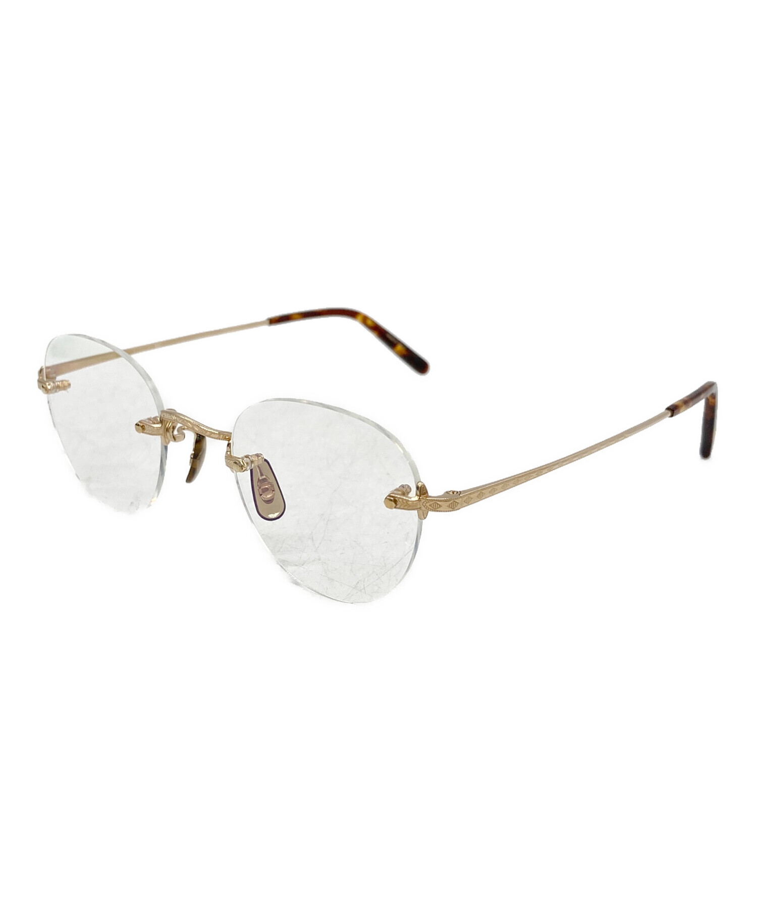 中古・古着通販】OLIVER PEOPLES (オリバーピープルズ) リムレスアイ