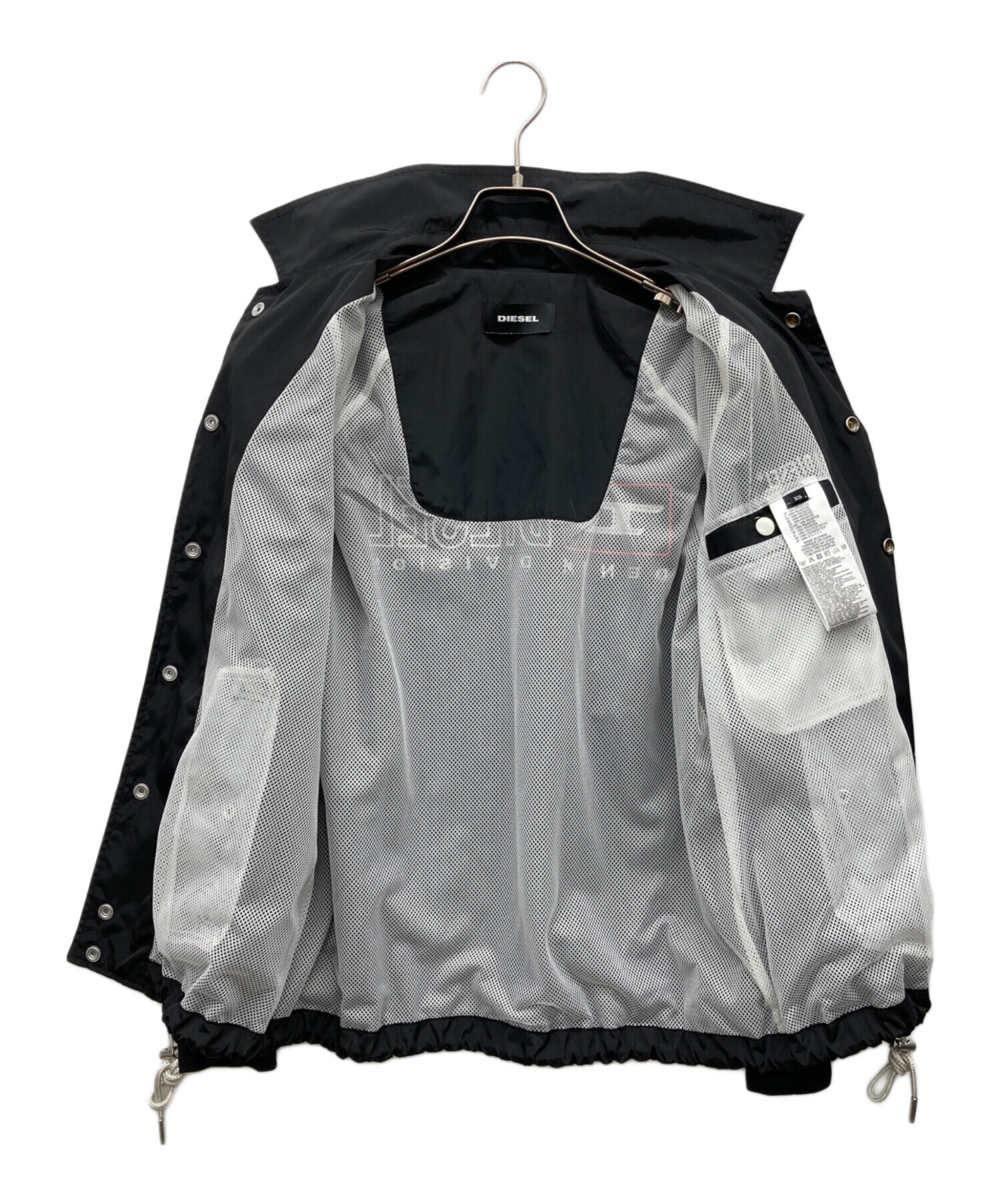 中古・古着通販】DIESEL (ディーゼル) コーチジャケット ブラック 
