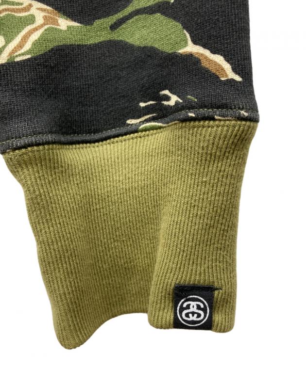 中古・古着通販】stussy (ステューシー) タイガーカモジップパーカー