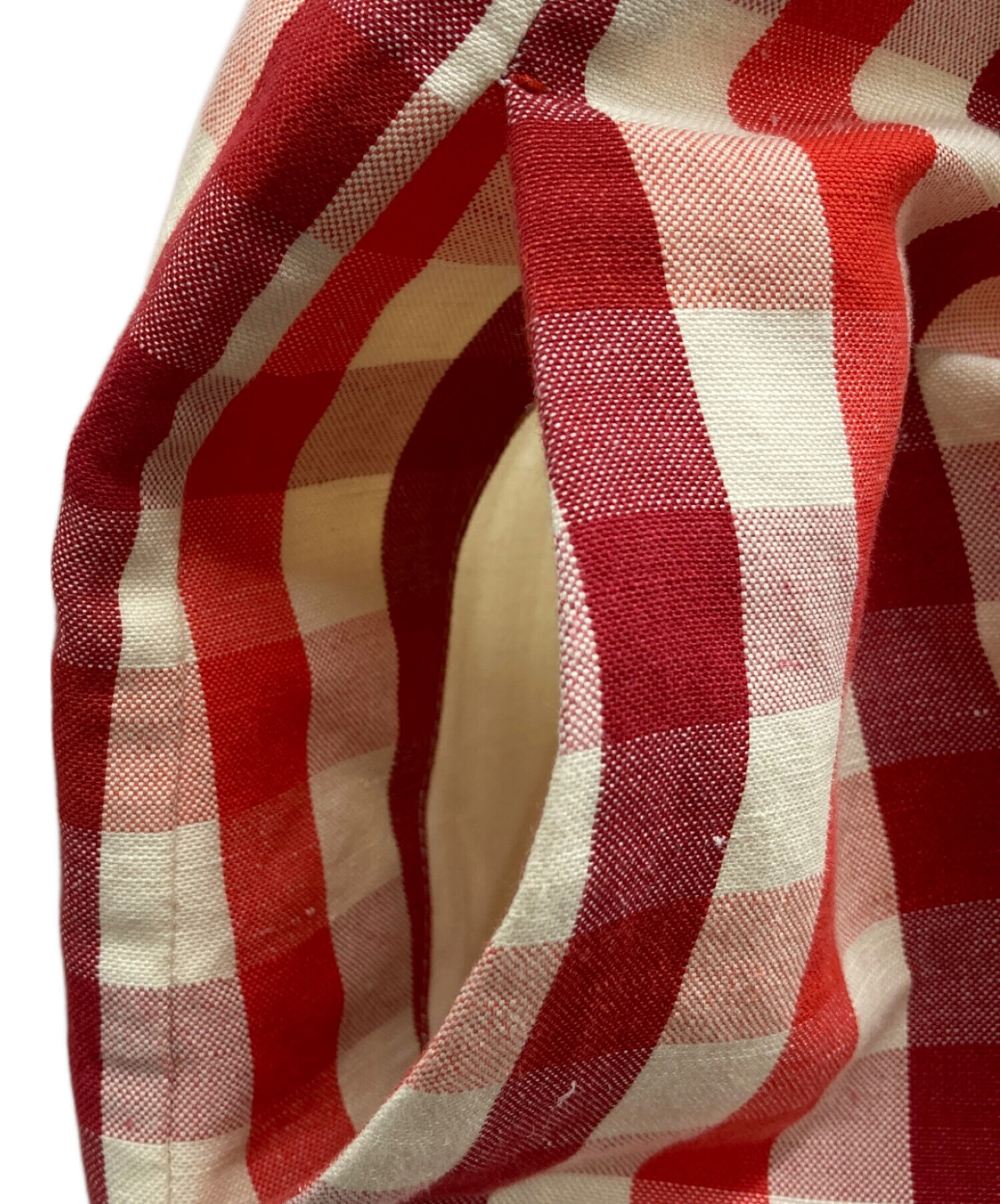 中古・古着通販】DRAWER (ドゥロワー) コットンヘンプチェックパンツ