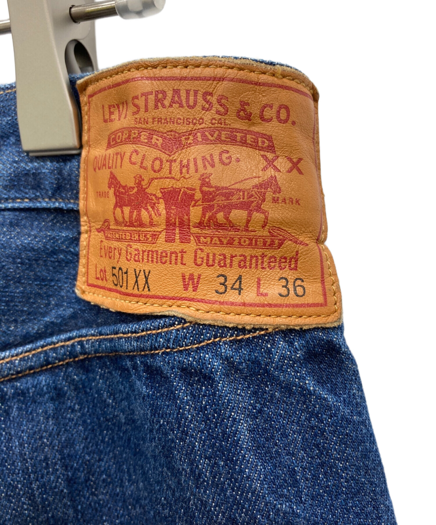 中古・古着通販】LEVI'S (リーバイス) デニムパンツ インディゴ サイズ
