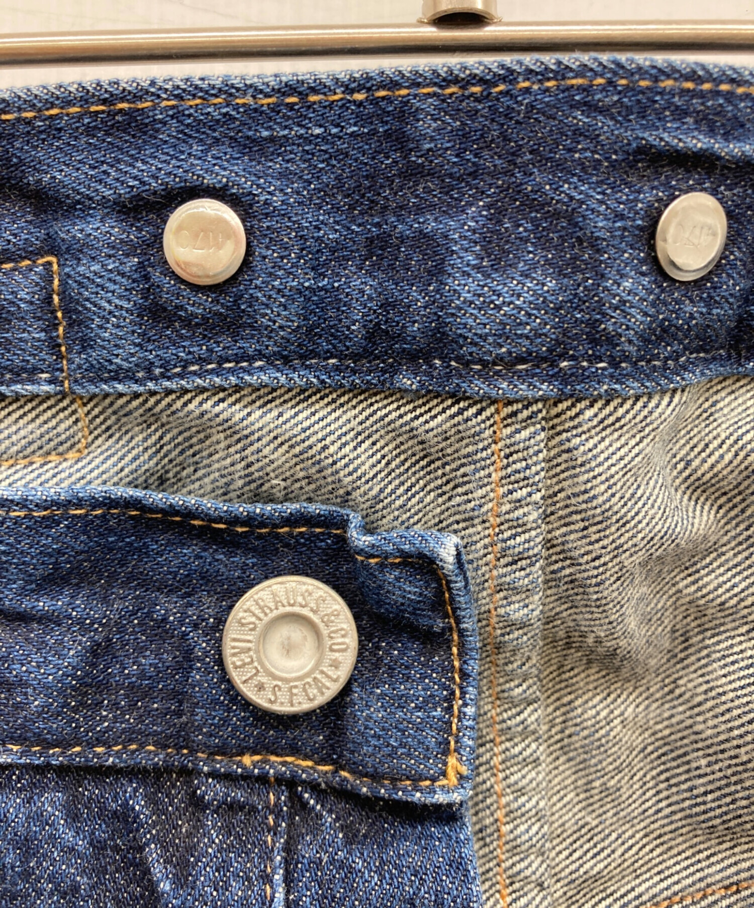 中古・古着通販】LEVI'S (リーバイス) デニムパンツ インディゴ サイズ