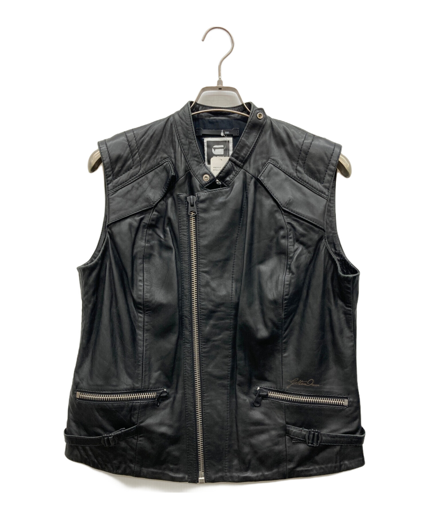 G-STAR RAW GSRR VEST 【新品未使用】 中古・古着通販】G-STAR RAW (ジースターロゥ) AVIATOR LEATHER VEST
