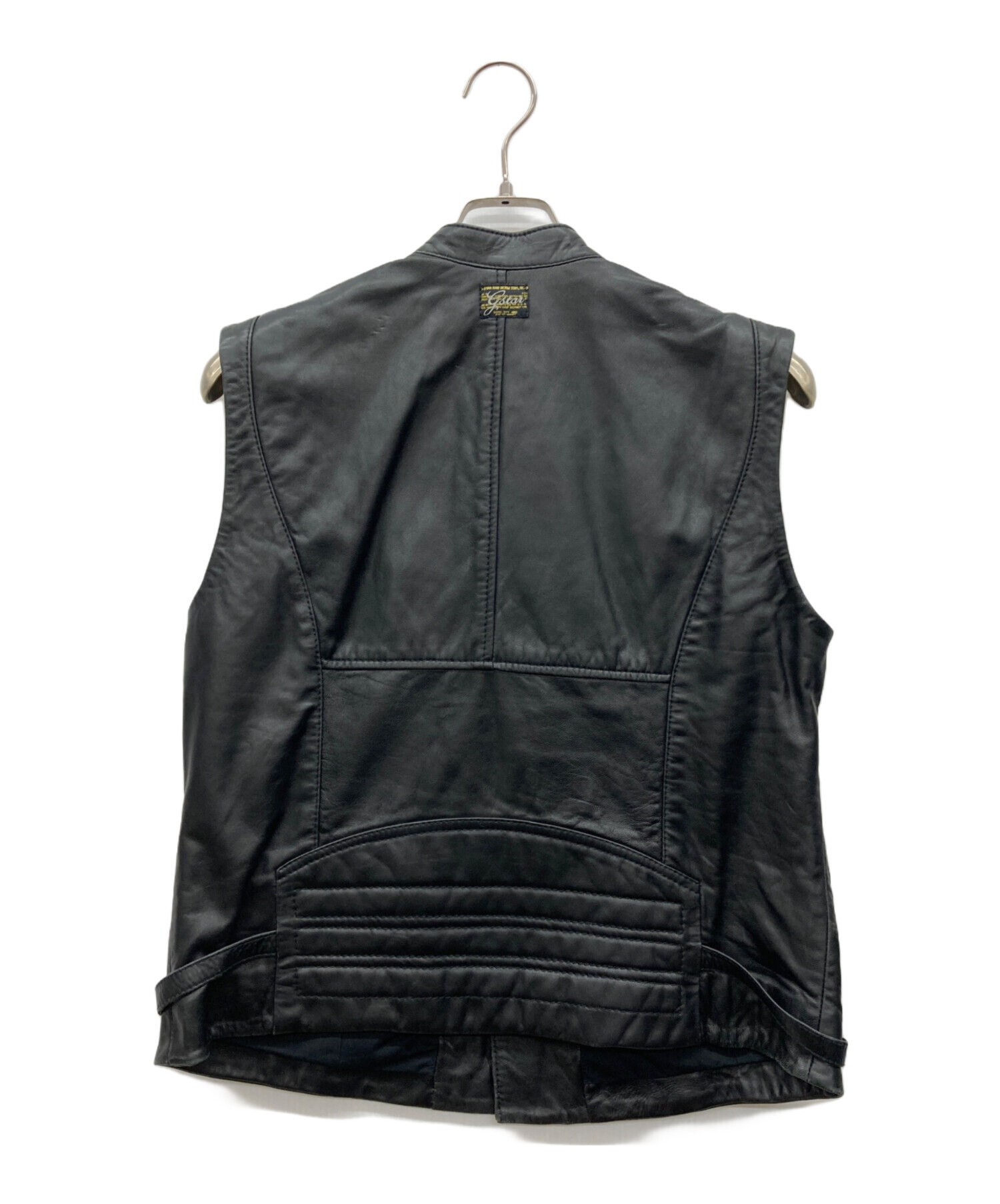 中古・古着通販】G-STAR RAW (ジースターロゥ) AVIATOR LEATHER VEST 中古・古着通販】G-STAR RAW (ジースターロゥ) AVIATOR LEATHER VEST