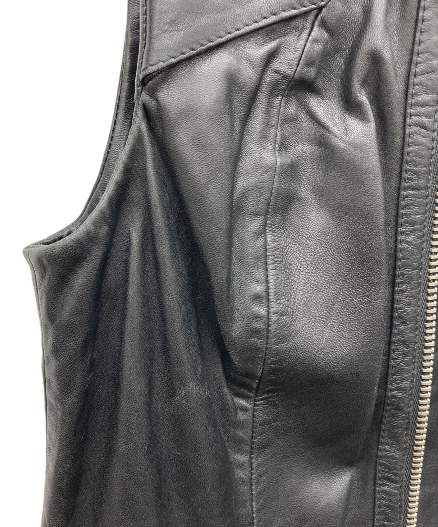 中古・古着通販】G-STAR RAW (ジースターロゥ) AVIATOR LEATHER VEST