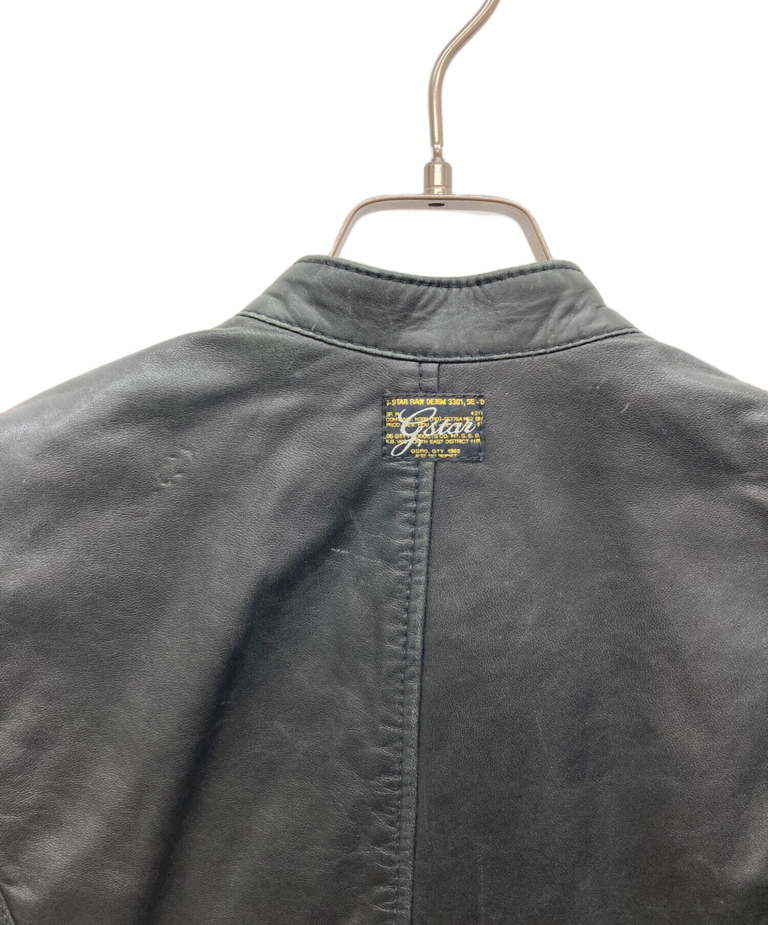 中古・古着通販】G-STAR RAW (ジースターロゥ) AVIATOR LEATHER VEST 
