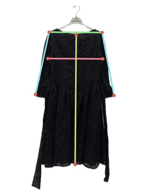 美品¥57,200♡Rene Aラインワンピース(ブラック)38 36 中古・古着通販】Rene (ルネ) ワンピース ブラック サイズ:36