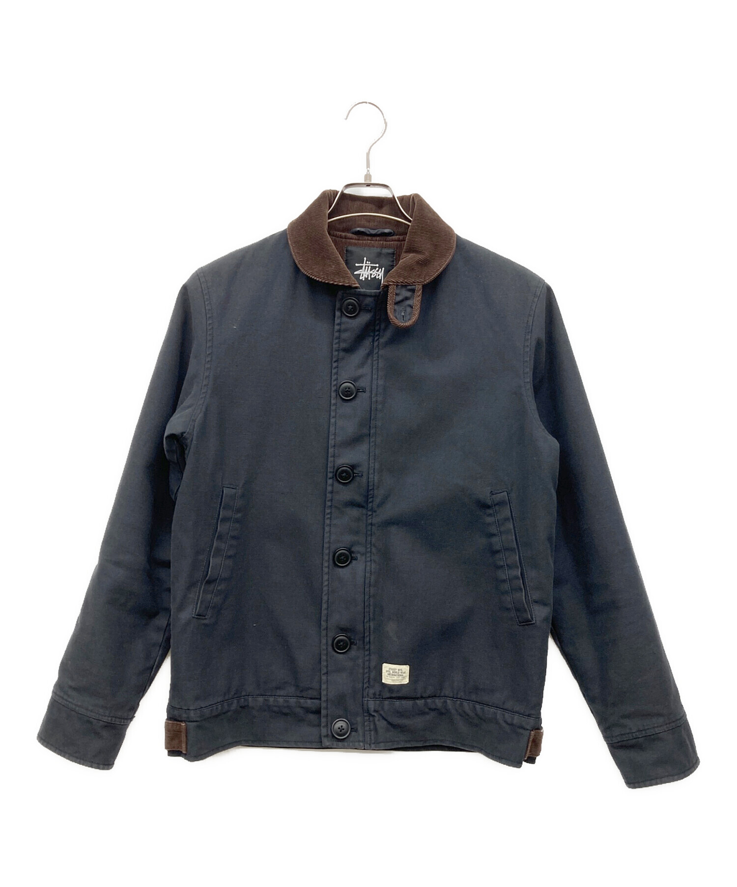 中古・古着通販】stussy (ステューシー) デッキジャケット ブラック