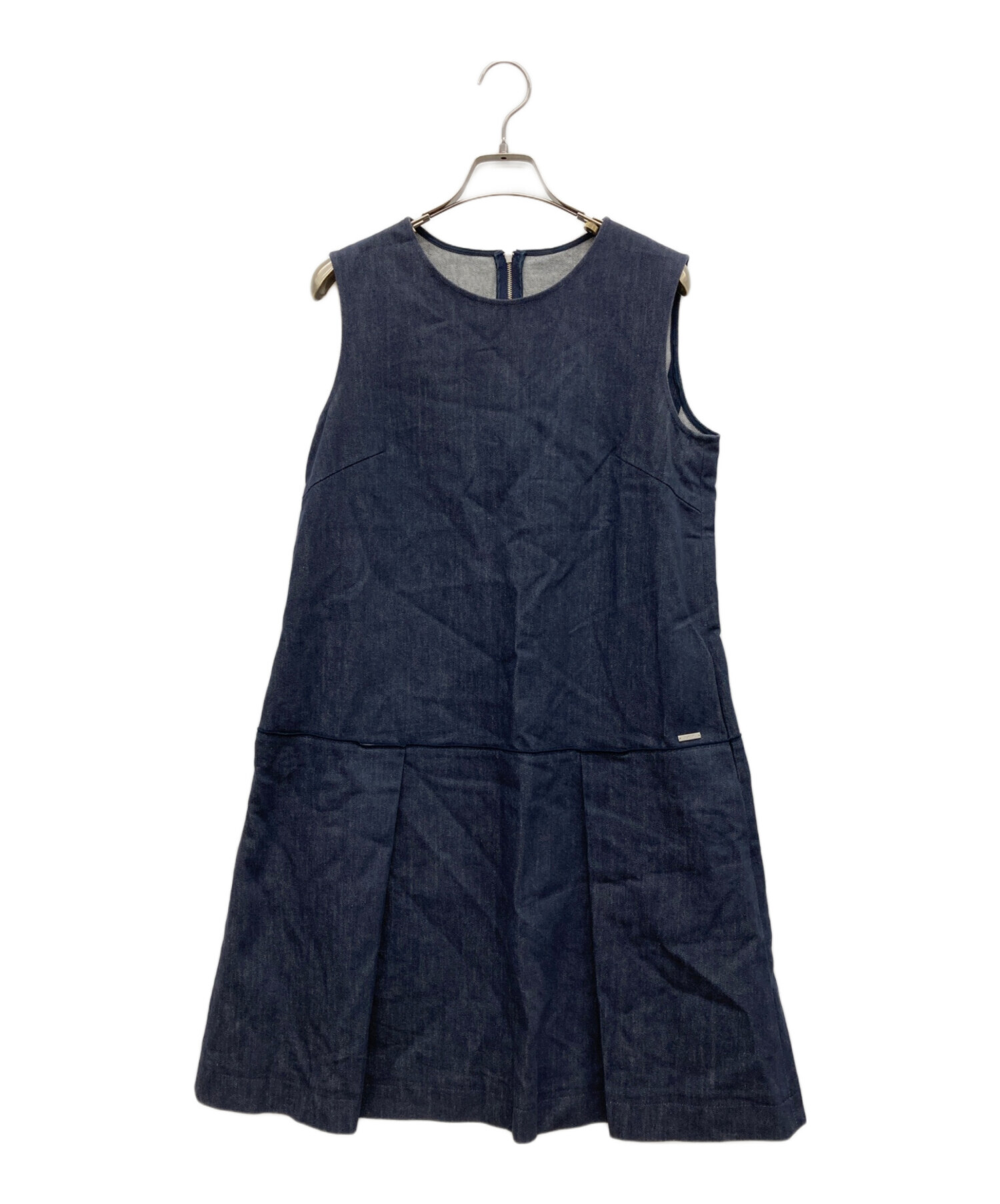 FOXEY NEW YORK ノースリーブワンピース 水色 サイズ42 【公式通販】