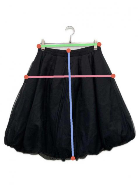 中古・古着通販】FOXEY (フォクシー) バルーンスカート ブラック