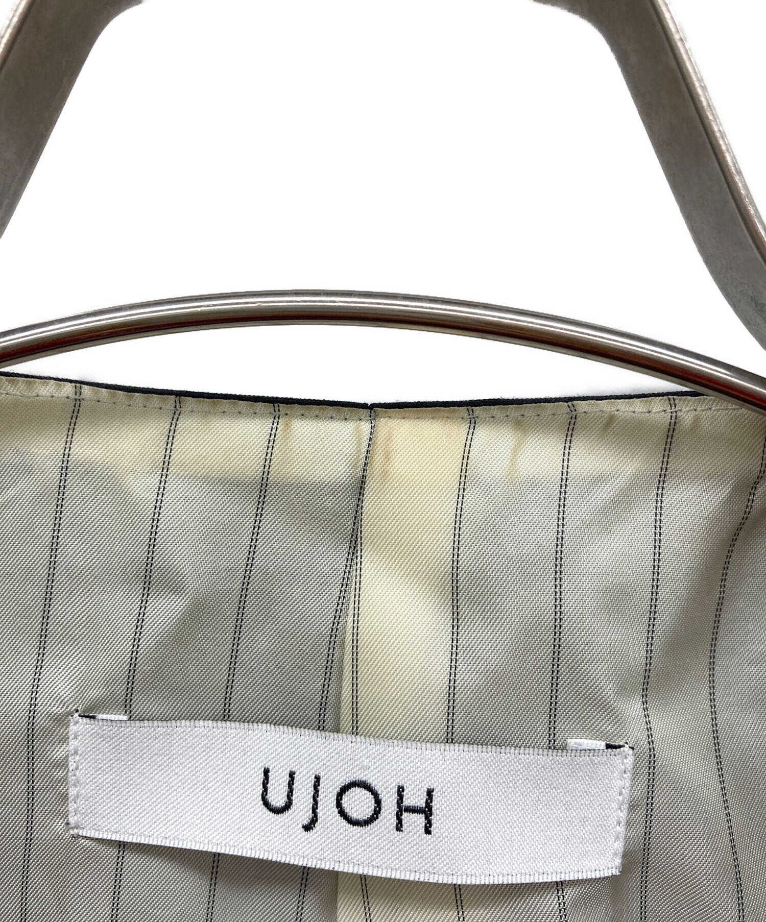 UJOH ウジョー Belted Vest ブラック2 Ujoh ウジョー 23SS BELTED VEST