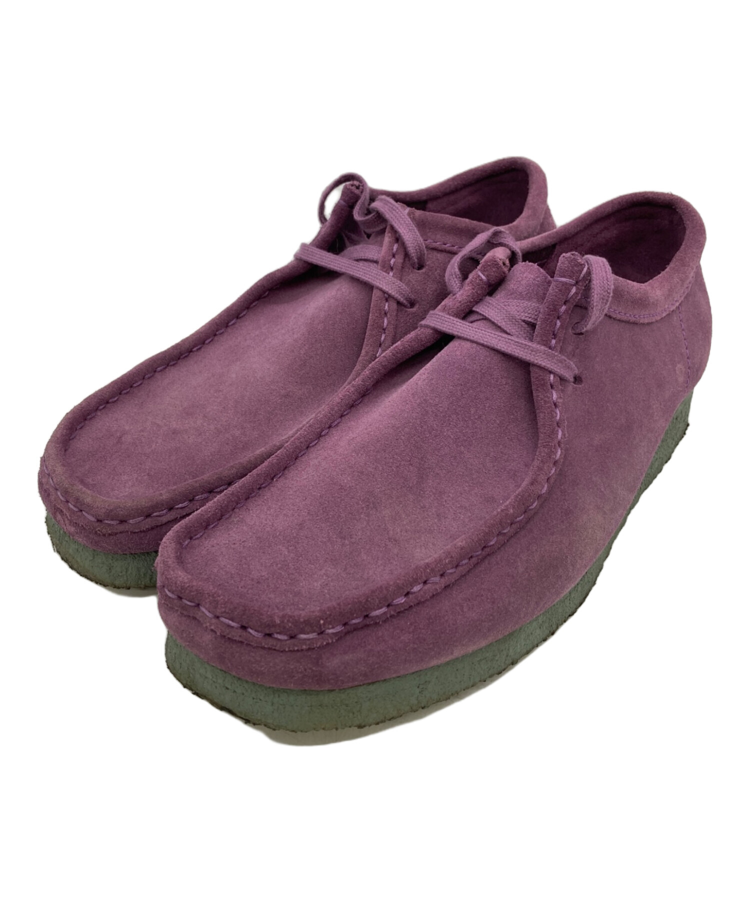 中古・古着通販】CLARKS (クラークス) Wallabee パープル サイズ:7 1