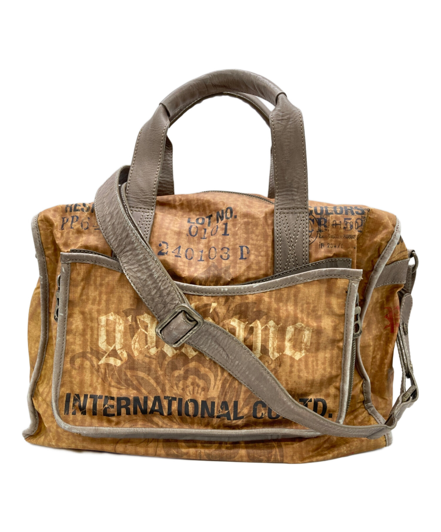 中古・古着通販】GALLIANO (ガリアーノ) ショルダーバッグ ブラウン 