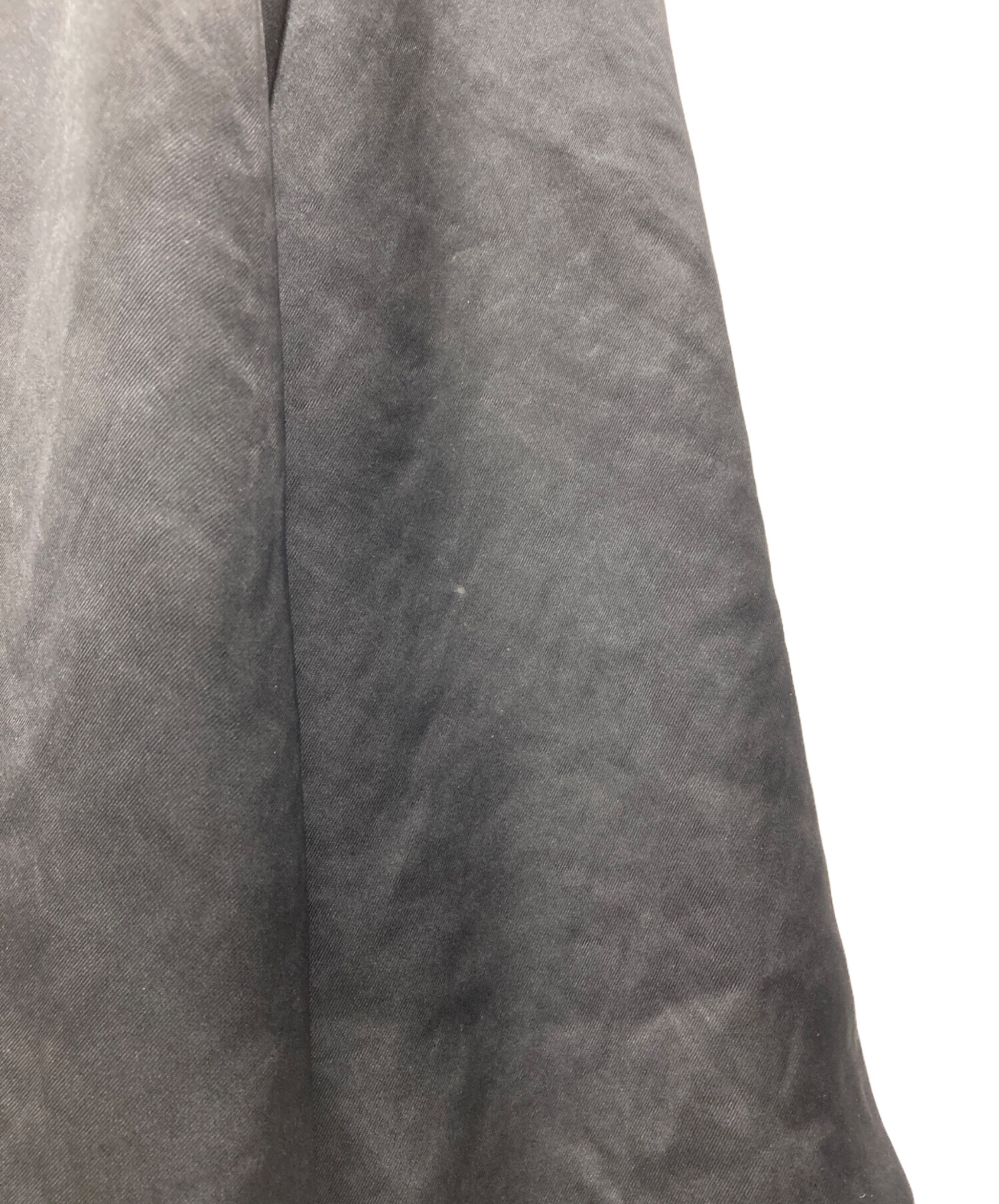 中古・古着通販】CLANE (クラネ) TAILORED SATIN SHIRT ブラック 